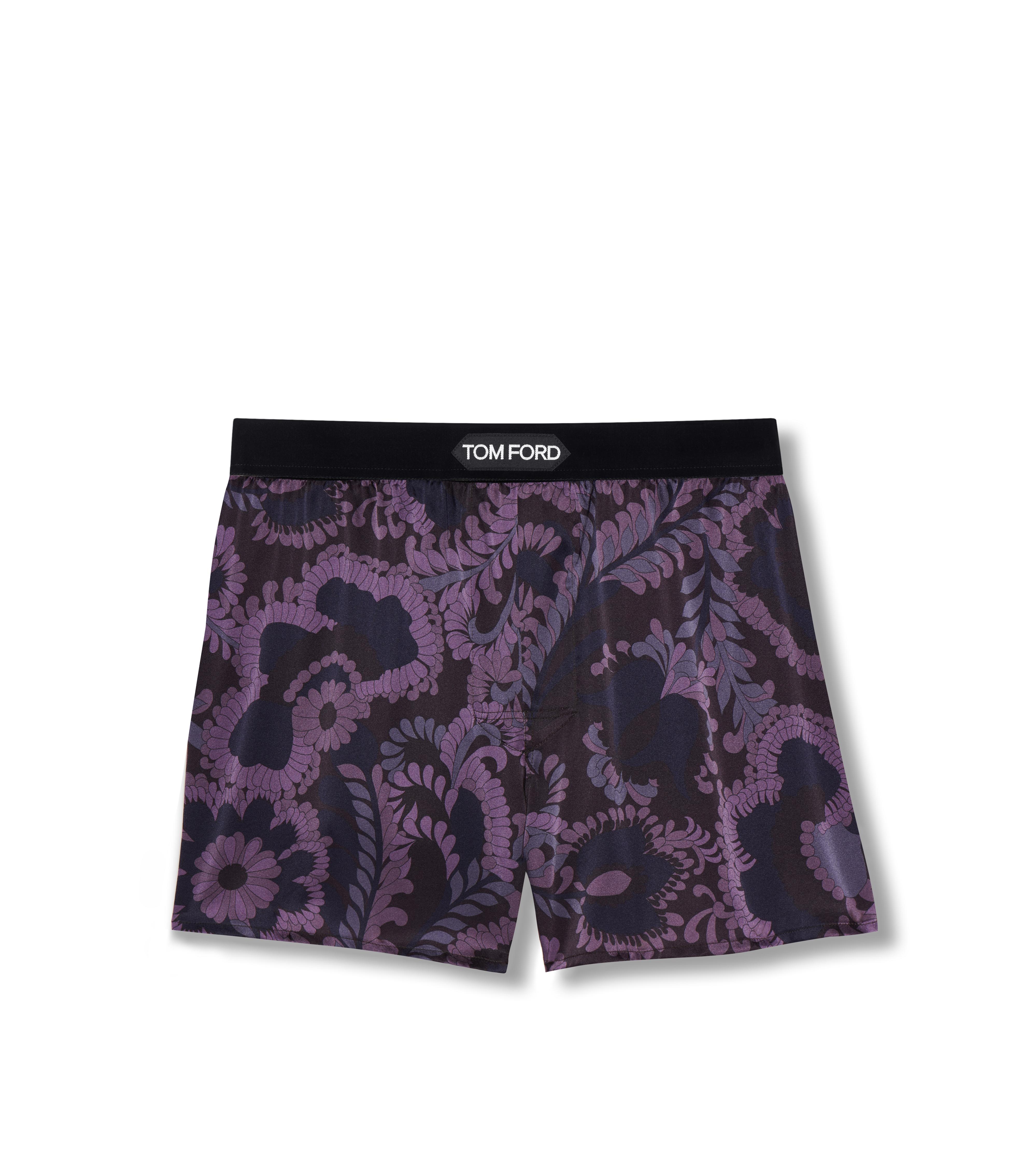 Tom Ford 70'S PAISLEY FLORAL SILK BOXERS 