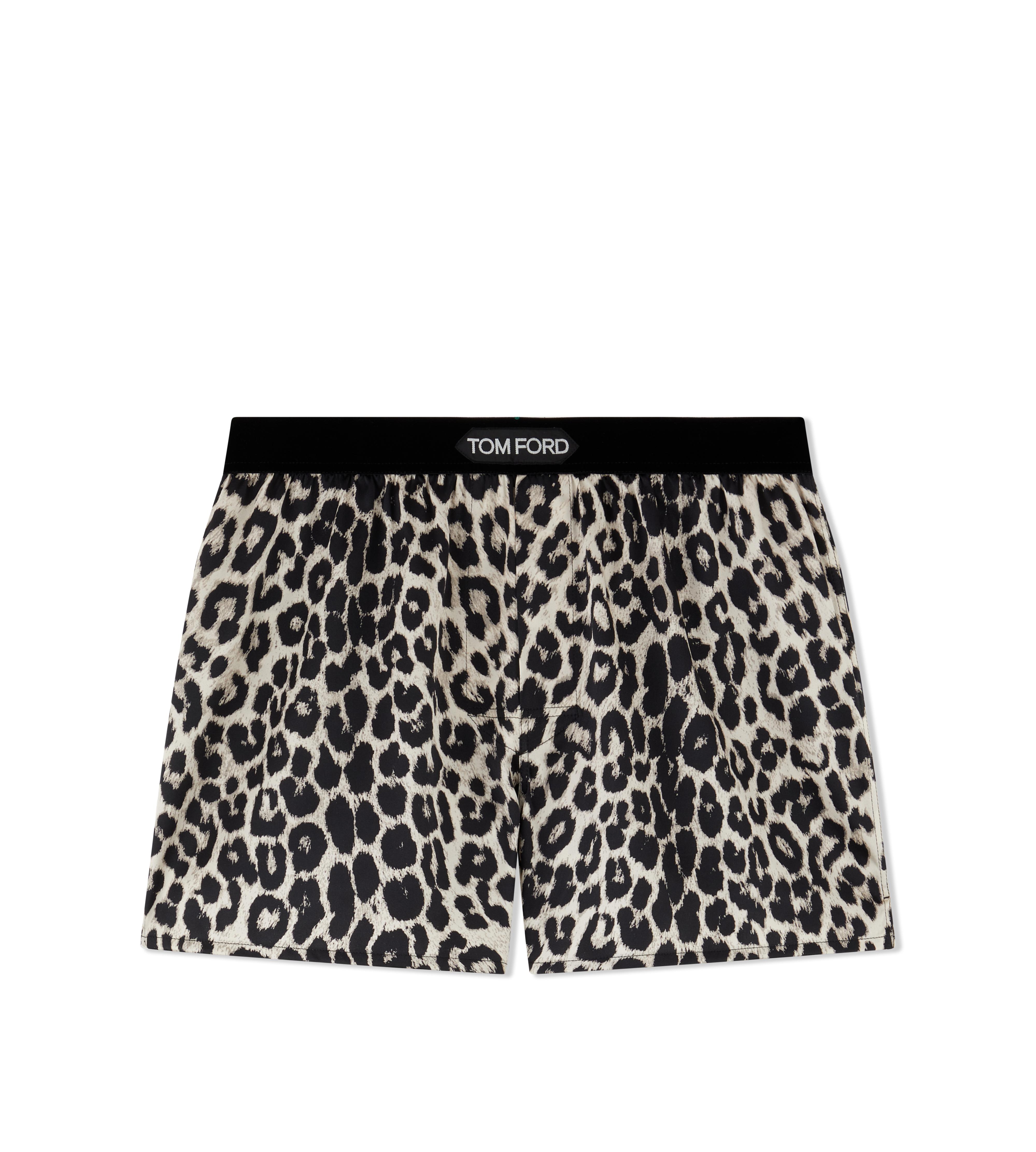 Tom Ford SNOW LEOPARD SILK BOXERS Men TomFord.co.uk