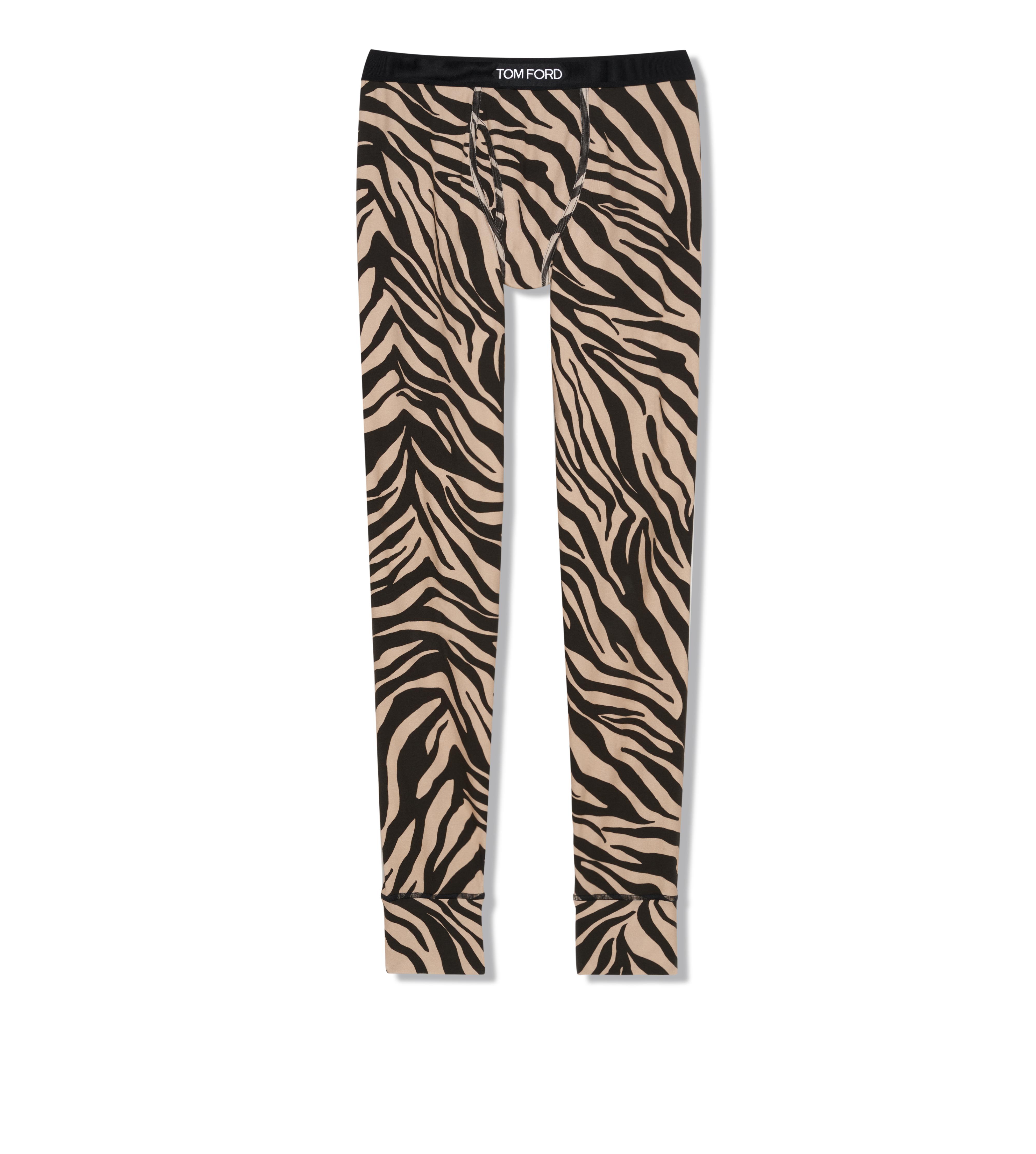 Tom Ford PRINTED COTTON LONG JOHNS 