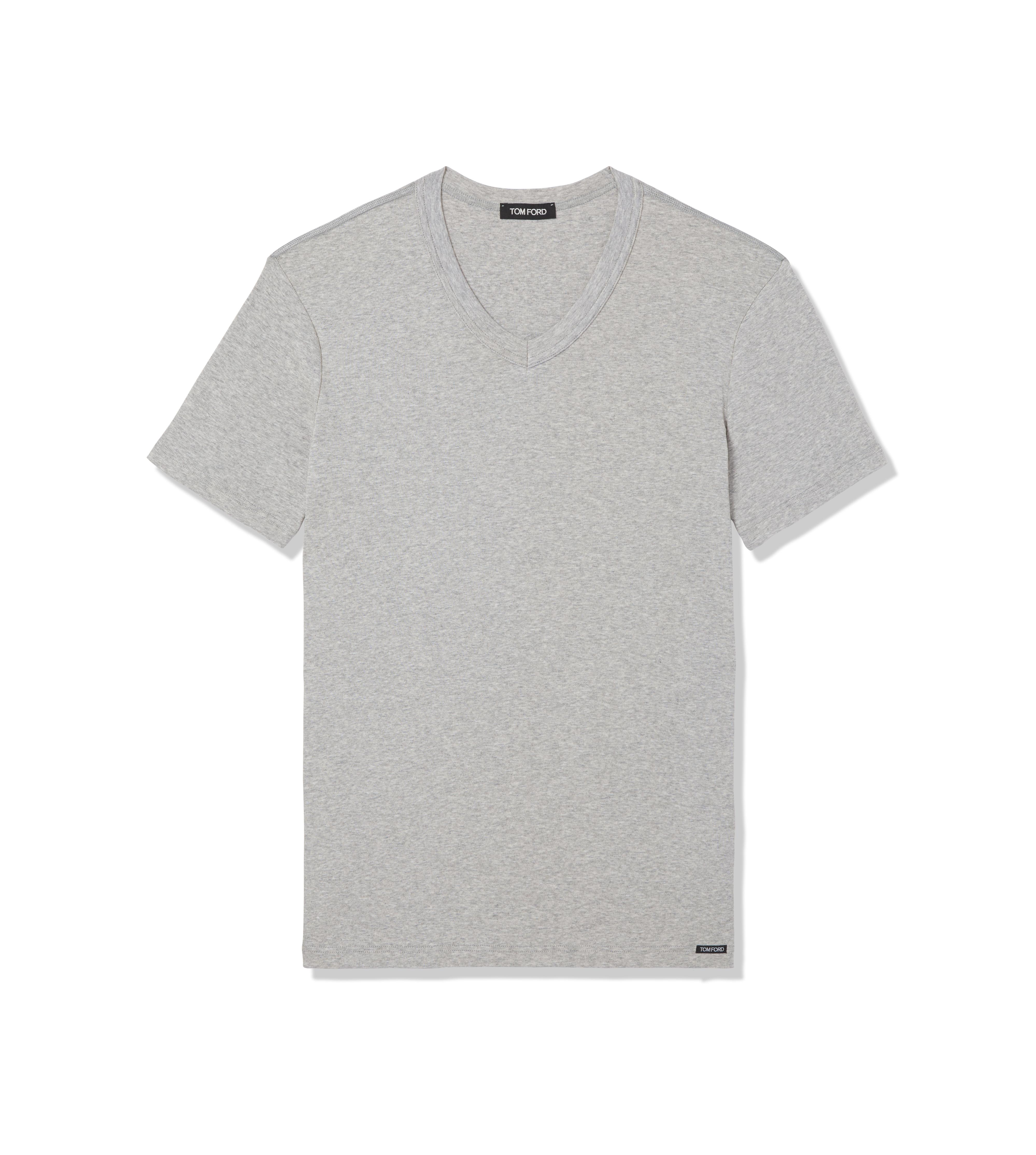 Tom Ford COTTON V-NECK T-SHIRT - Men 