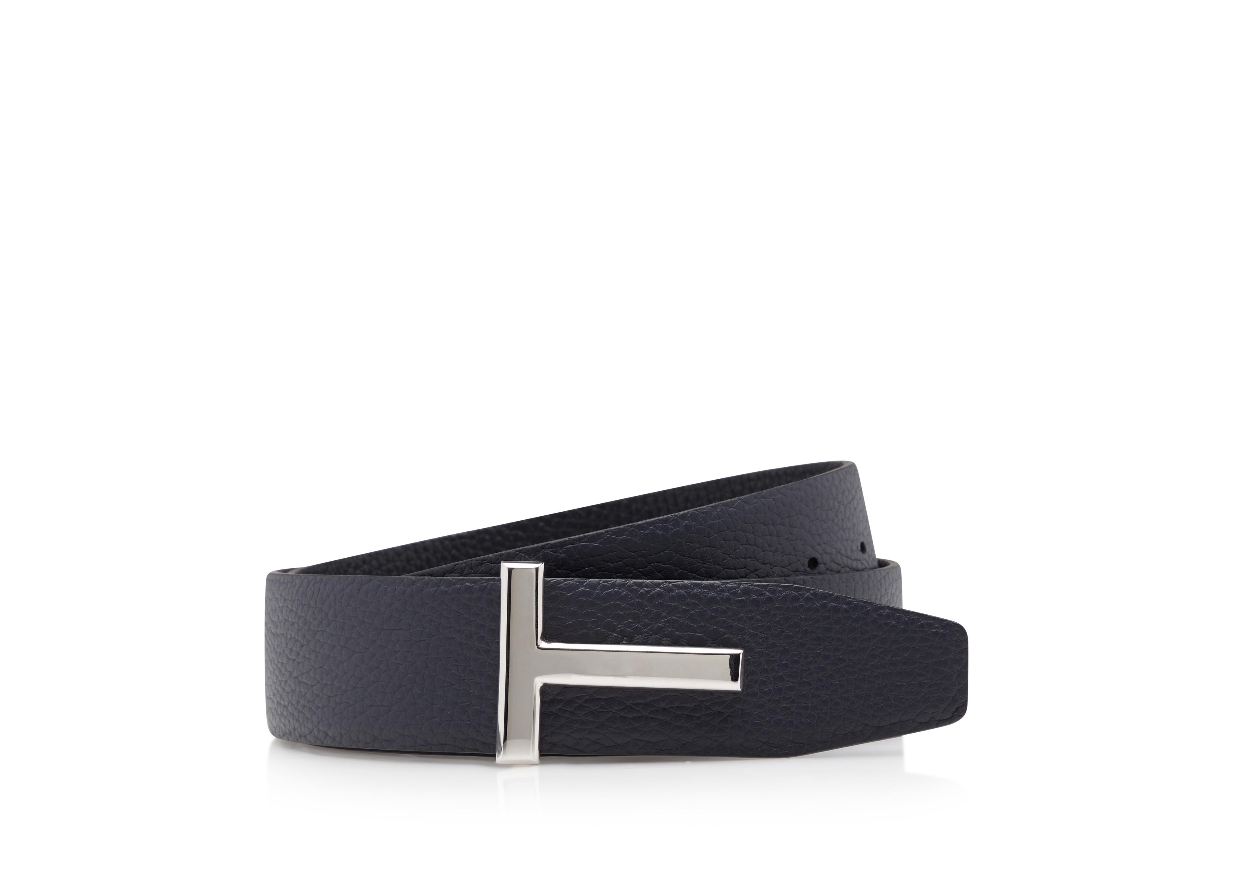 Tom Ford T ICON REVERSIBLE LEATHER BELT 