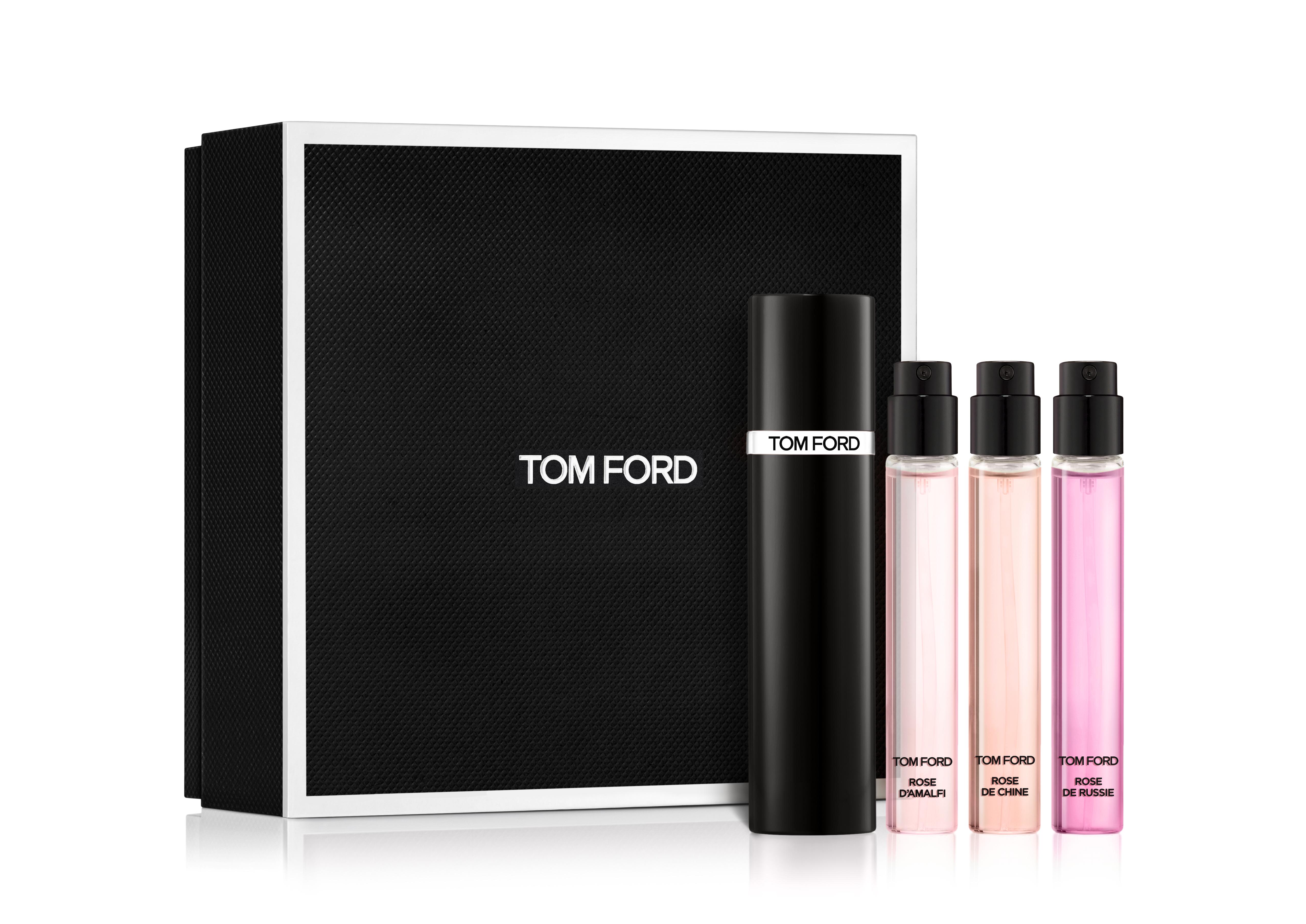 Tom Ford PRIVATE BLEND ROSES EAU DE PARFUM TRAVEL COLLECTION WITH ATOMIZER  