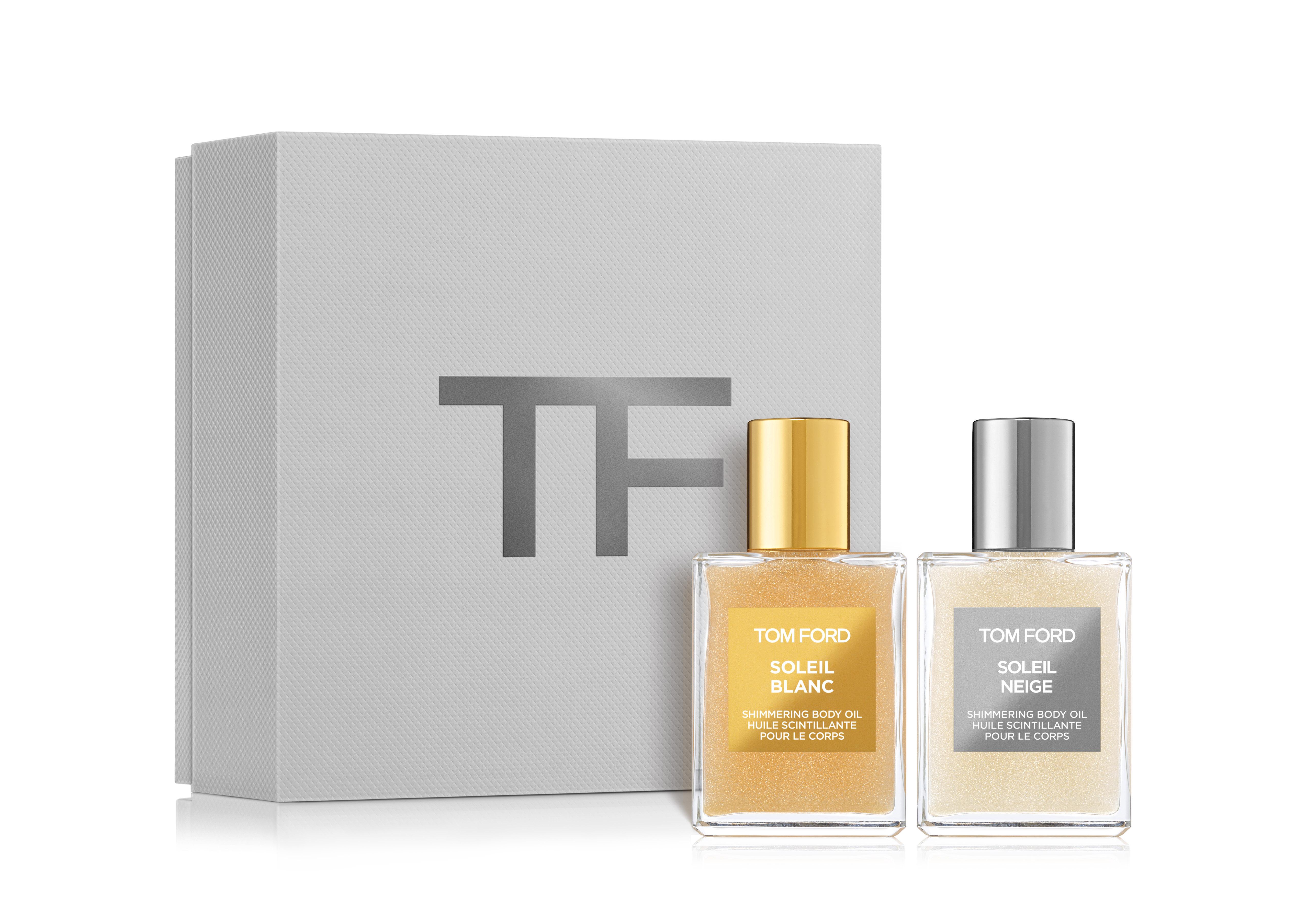 Total 35+ imagen tom ford mini soleil blanc shimmering body oil set