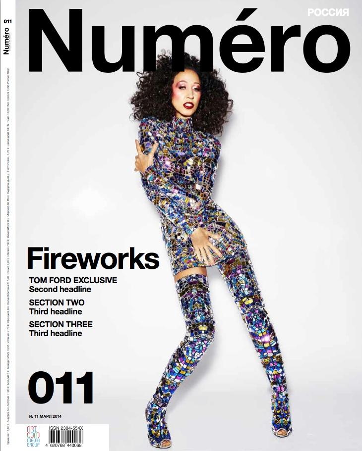 Tom Ford Styles Pat Cleveland in Numero Russia 