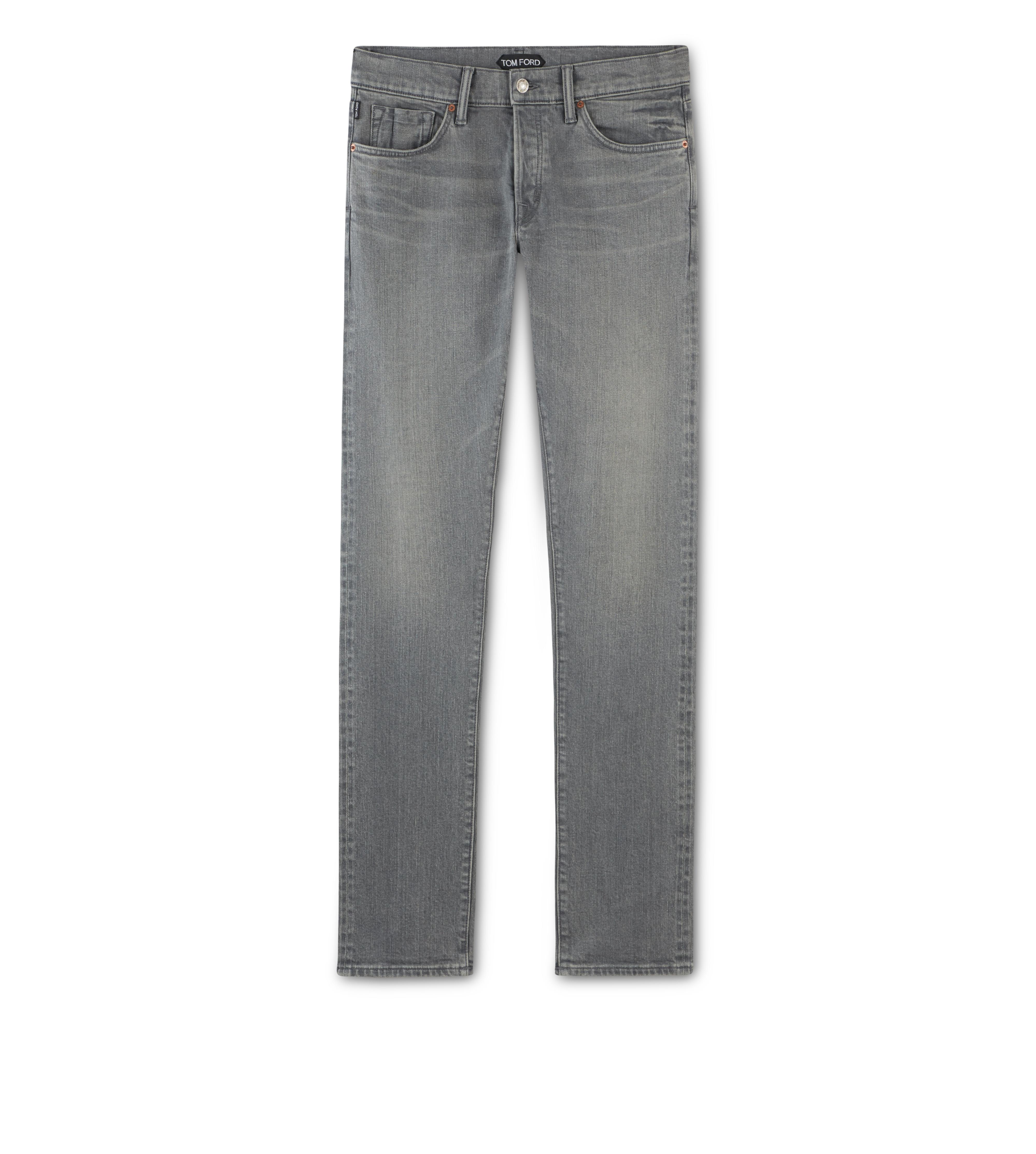 gray selvedge jeans