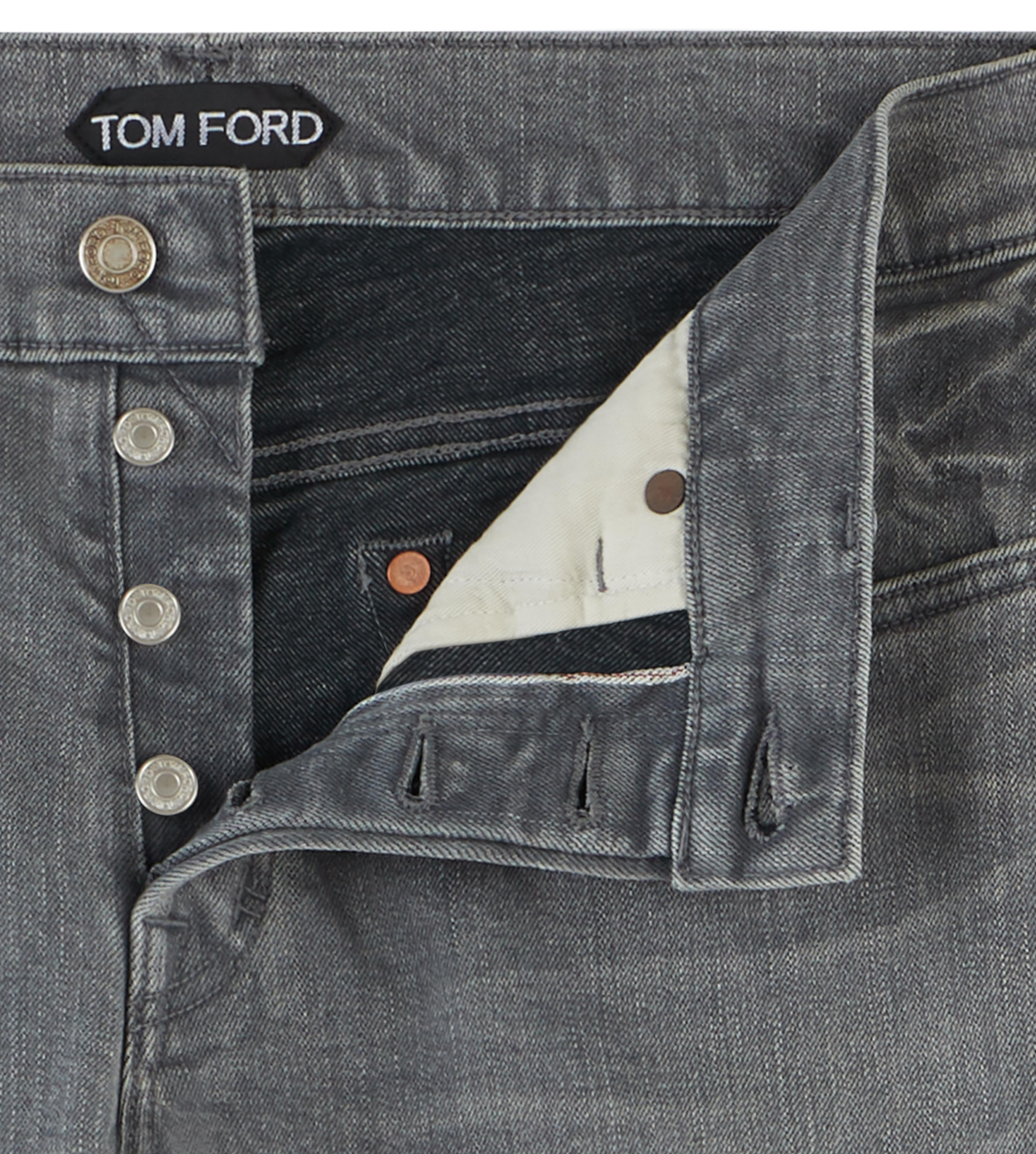 gray selvedge jeans
