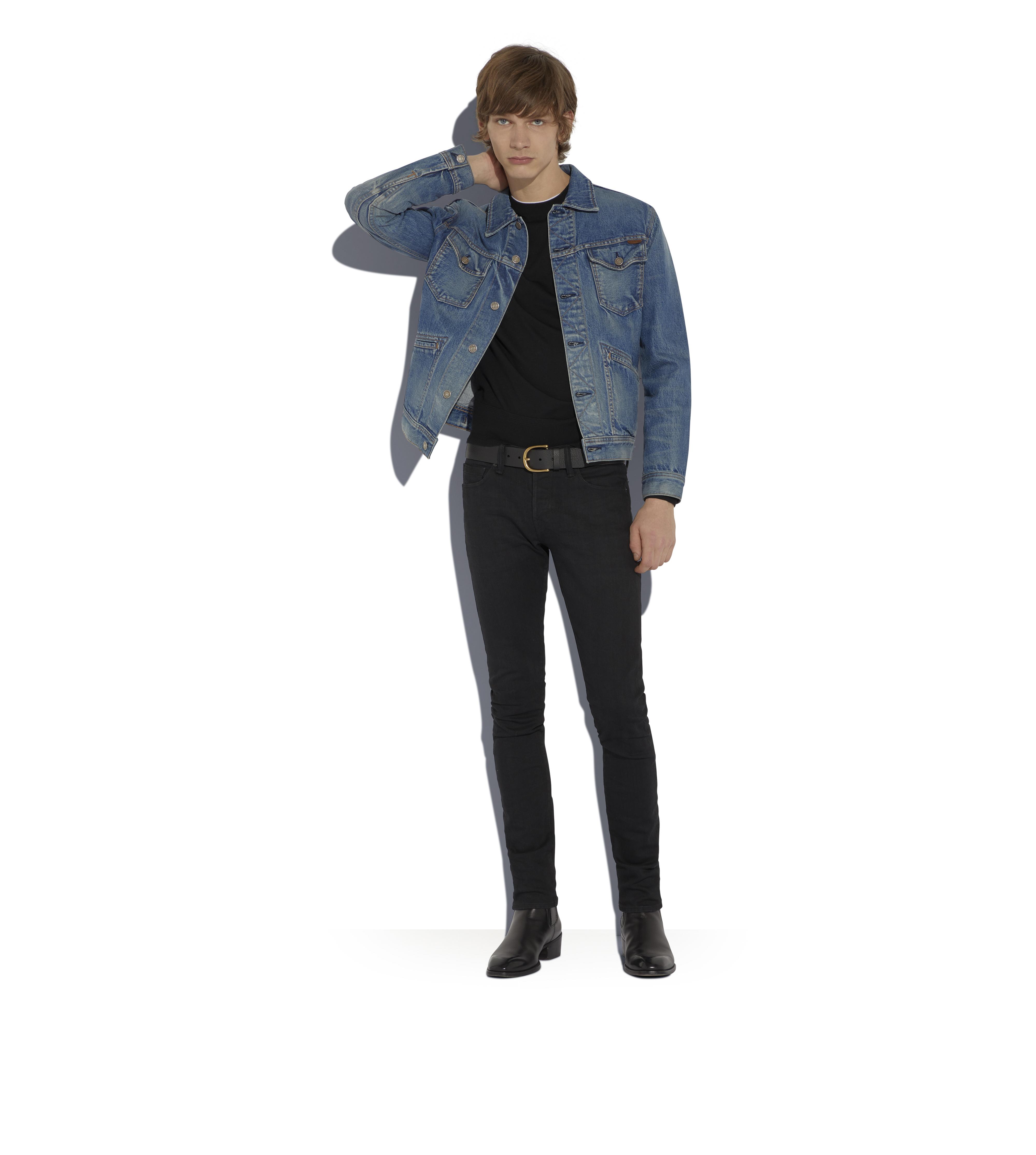 tom ford black denim jacket