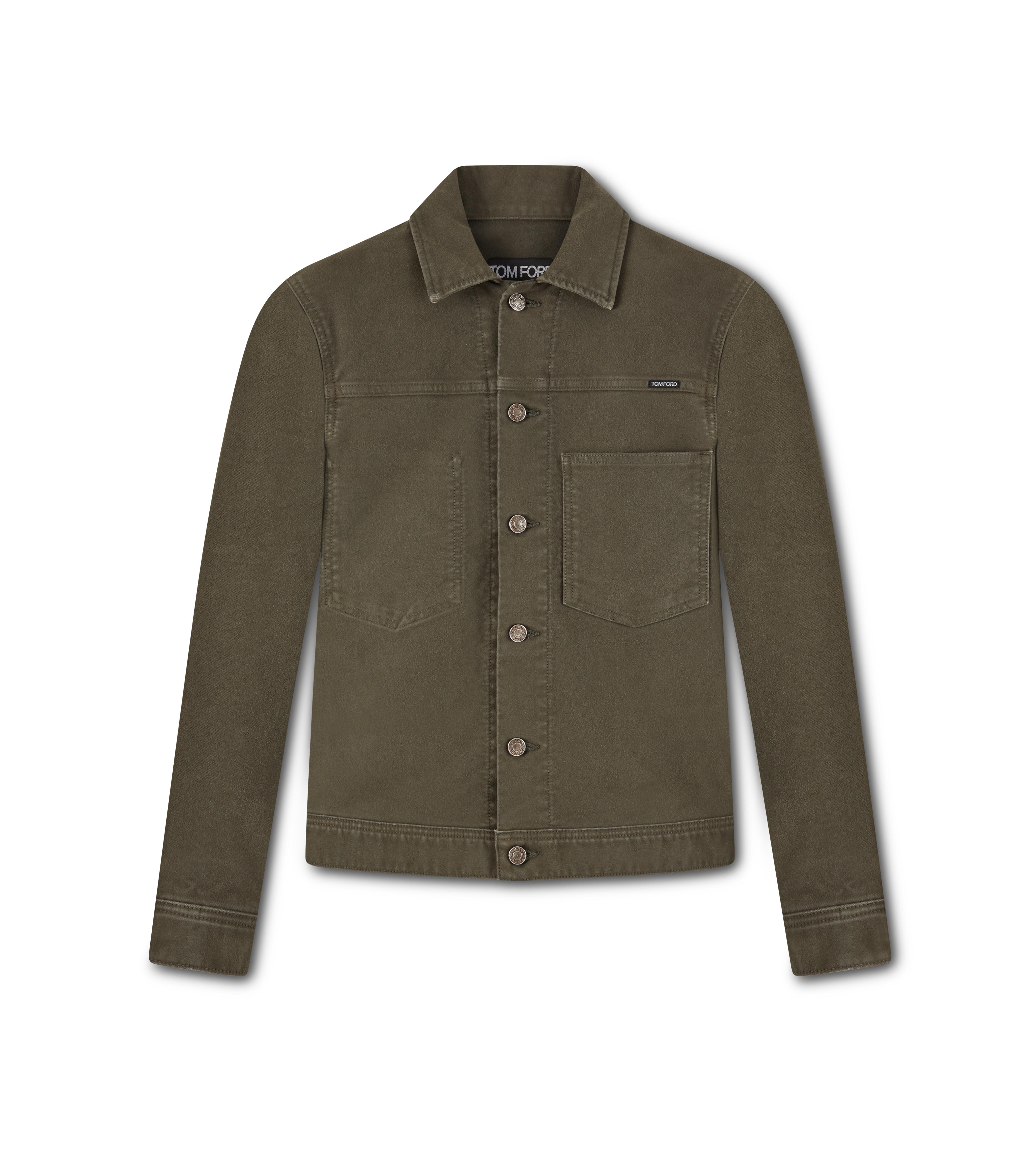 BRUSHED COTTON WORKWEAR JACKET