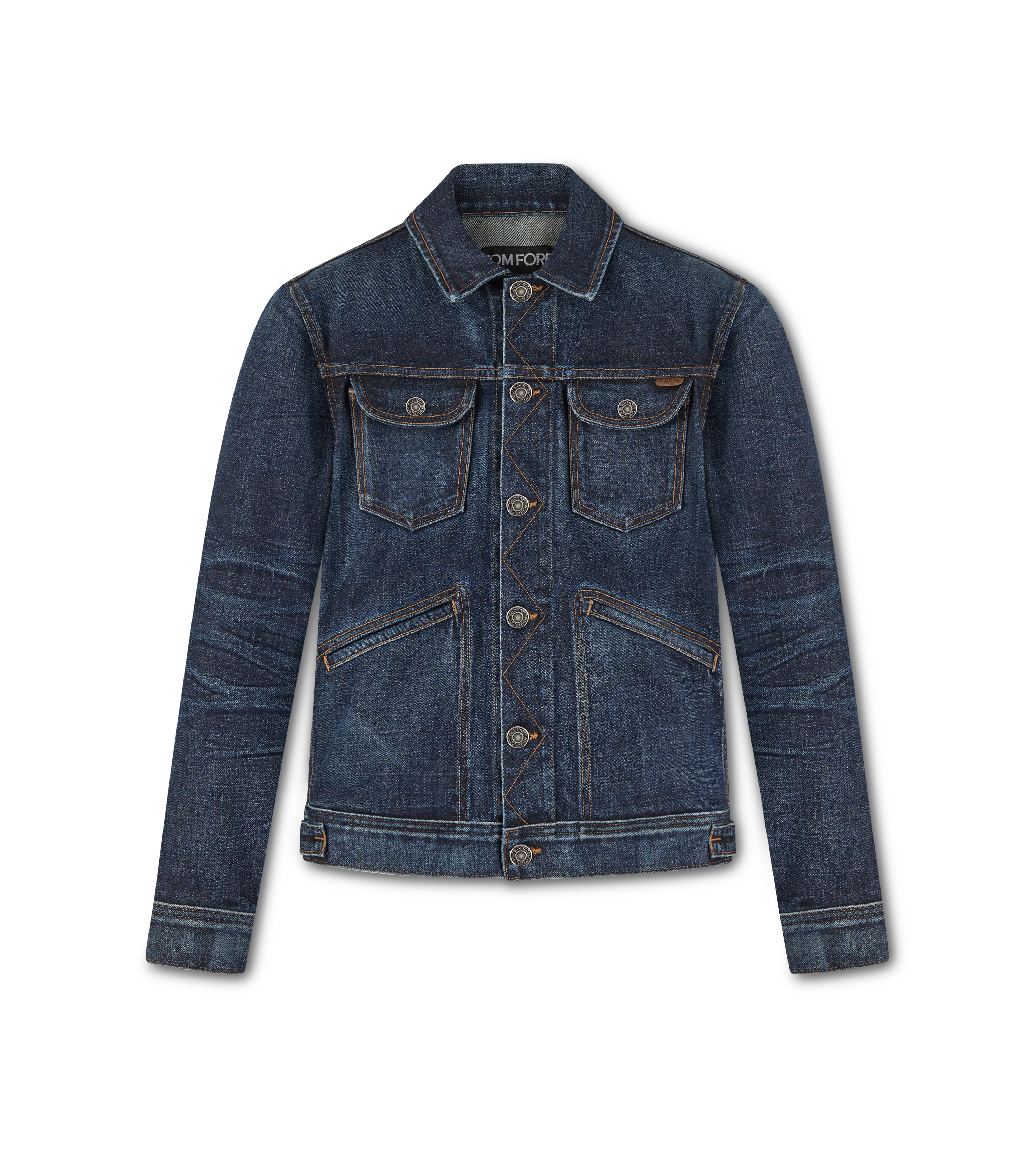 stretch denim jacket