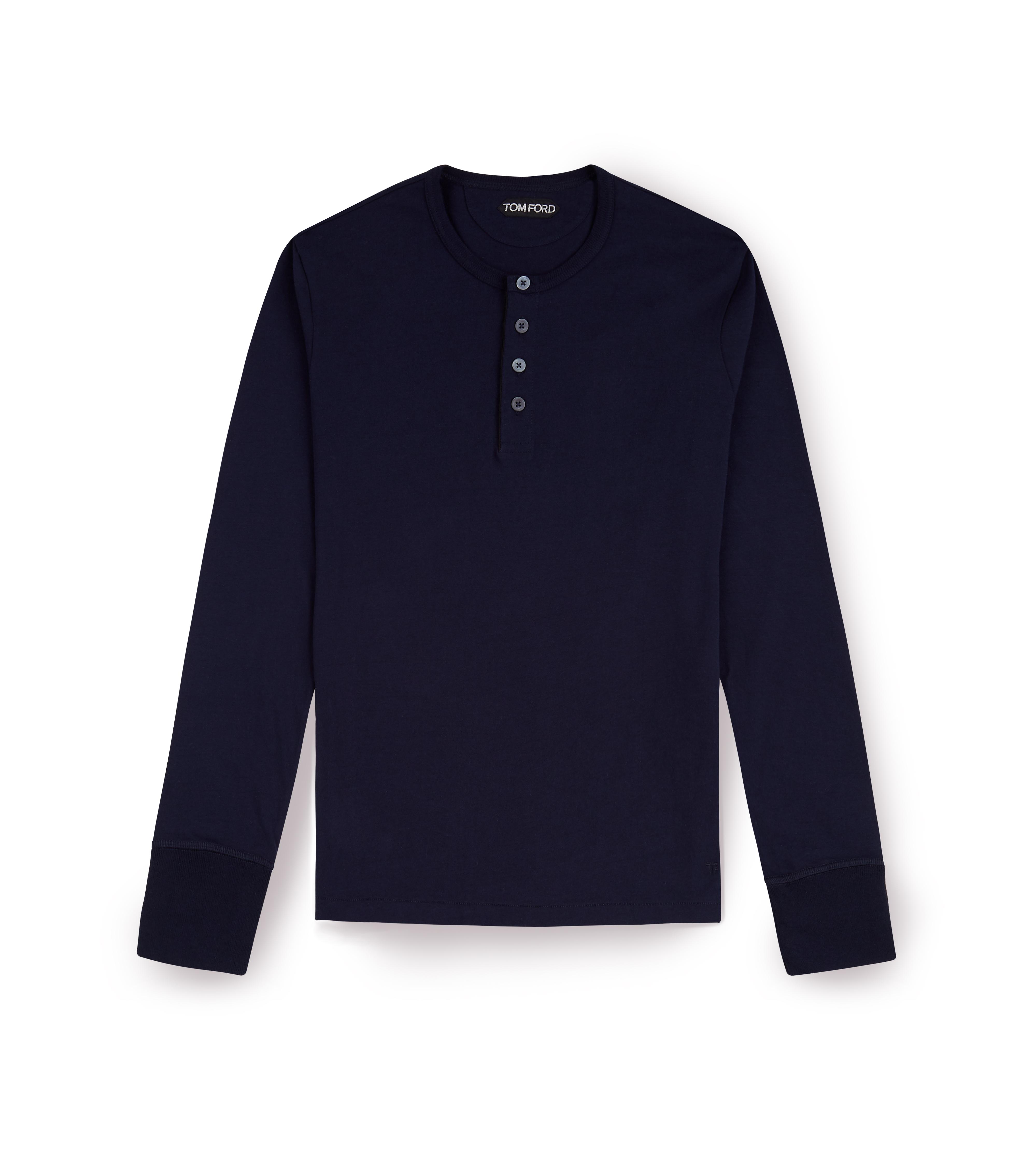 LONG SLEEVE HENLEY