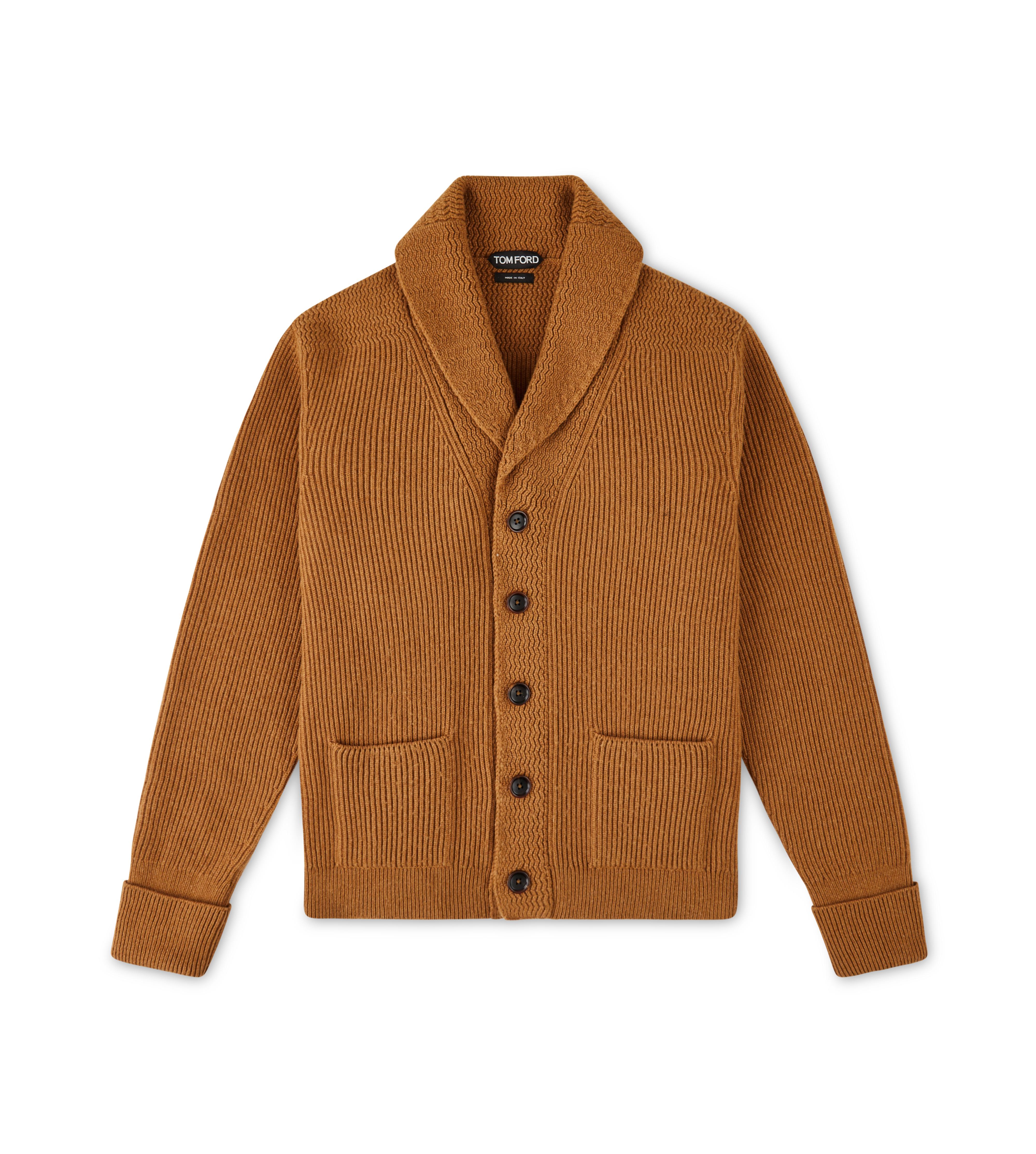 Tom Ford CASHMERE SHAWL COLLAR CARDIGAN 