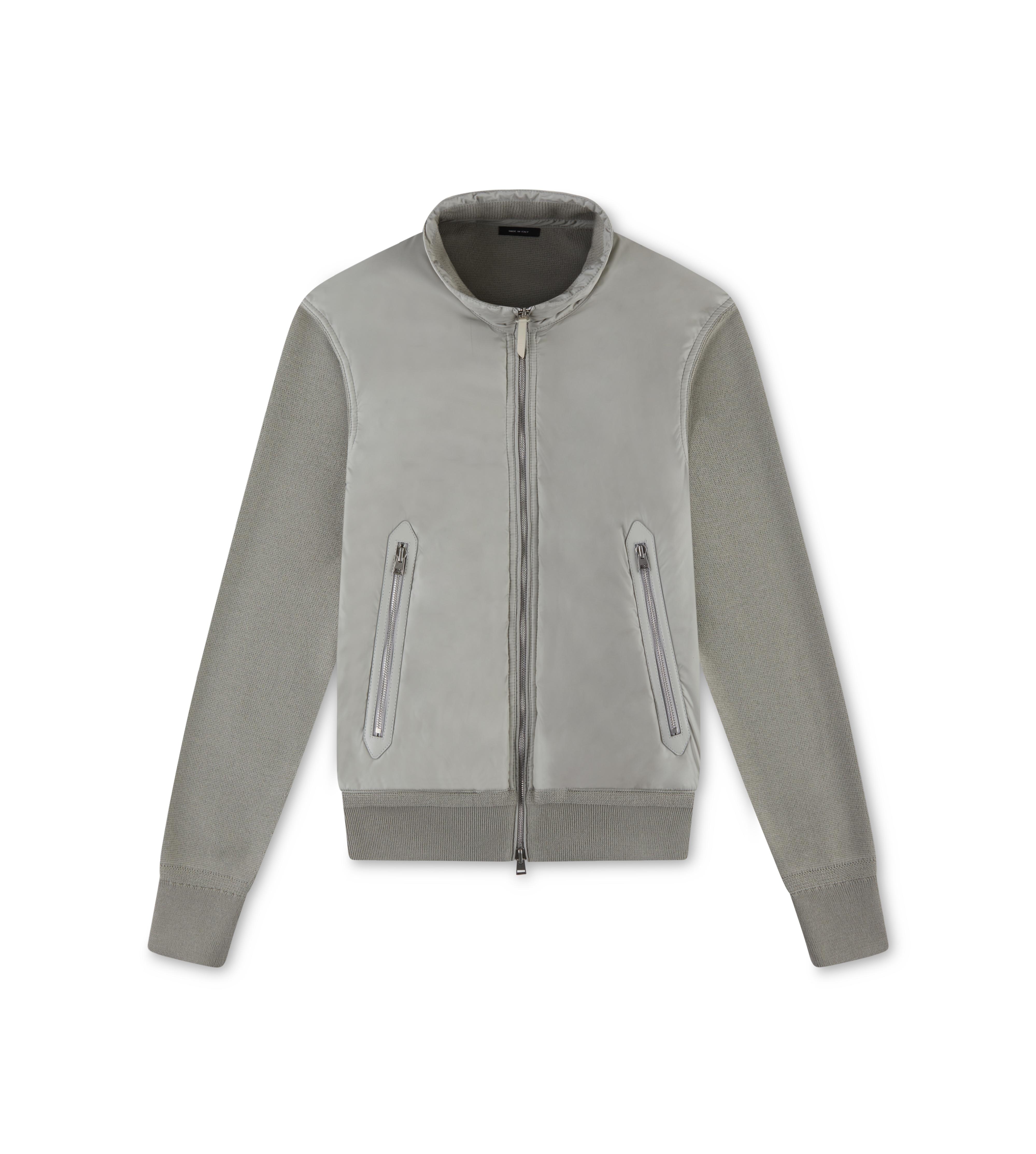 Tom Ford MERINO AND NYLON ZIP JACKET 