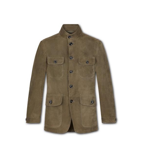 BUTTERY SUEDE ICON MILITARY JACKET A fullsize