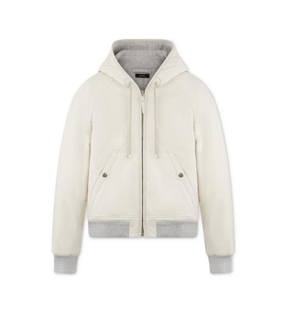 WOOL CASHMERE LINED HOODED BLOUSON A fullsize