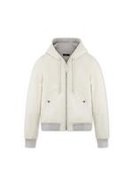 WOOL CASHMERE LINED HOODED BLOUSON A thumbnail
