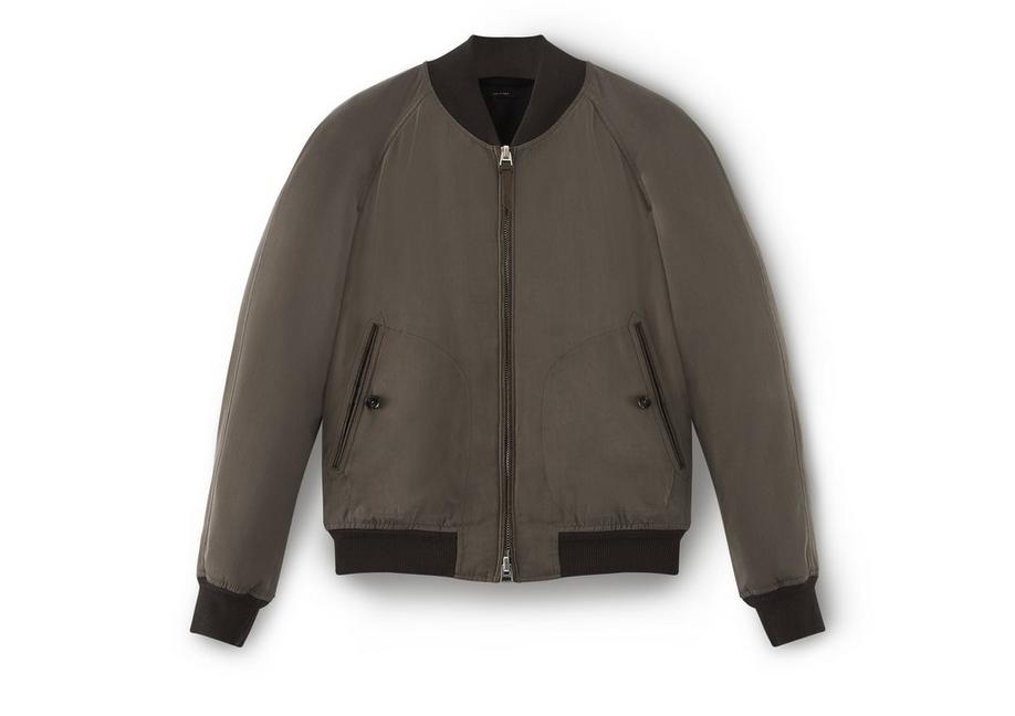 Silk Bomber Jacket | Varsity Apparel Jackets