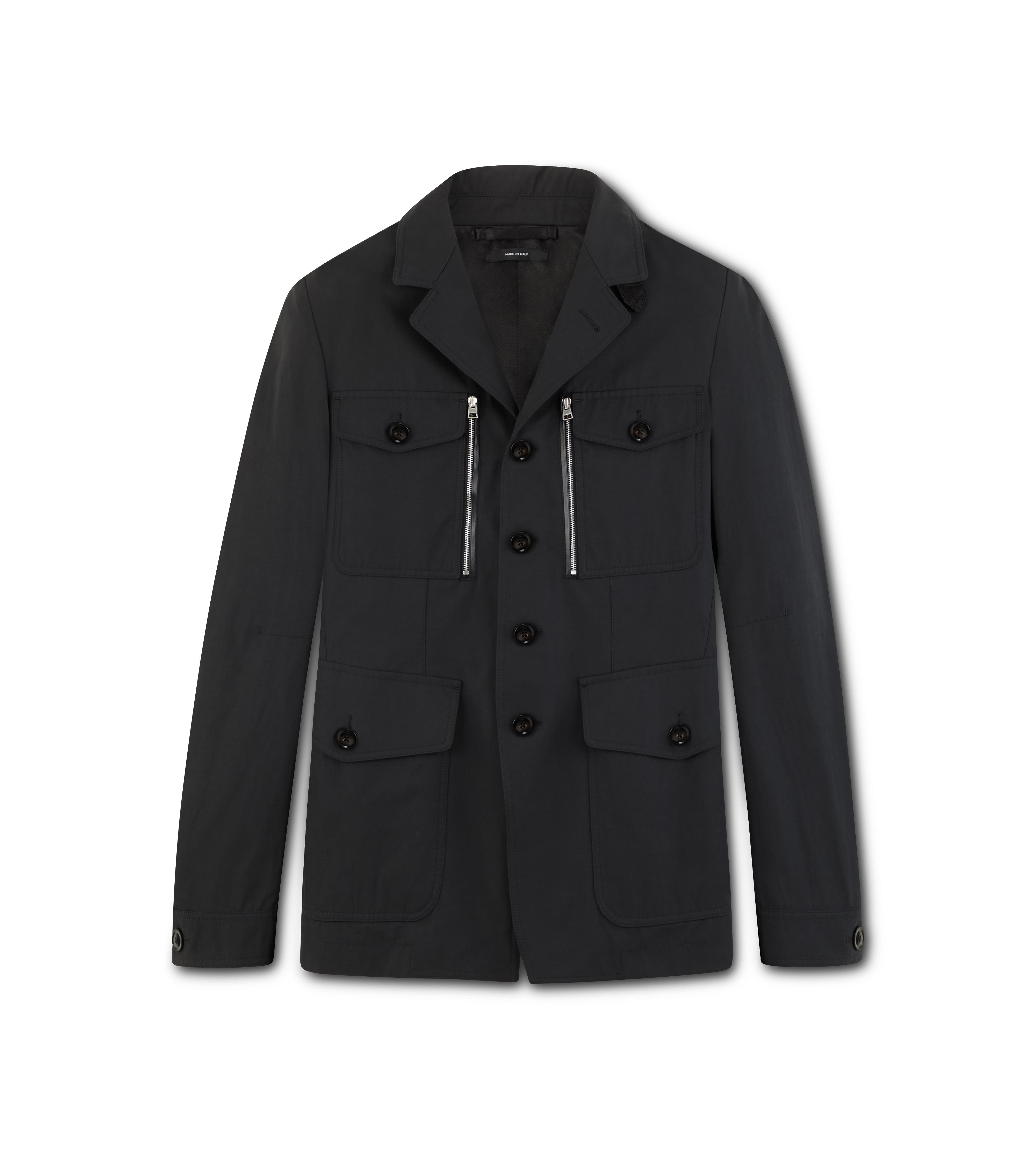 Tom Ford TECHNICAL CANVAS MILITARY JACKET