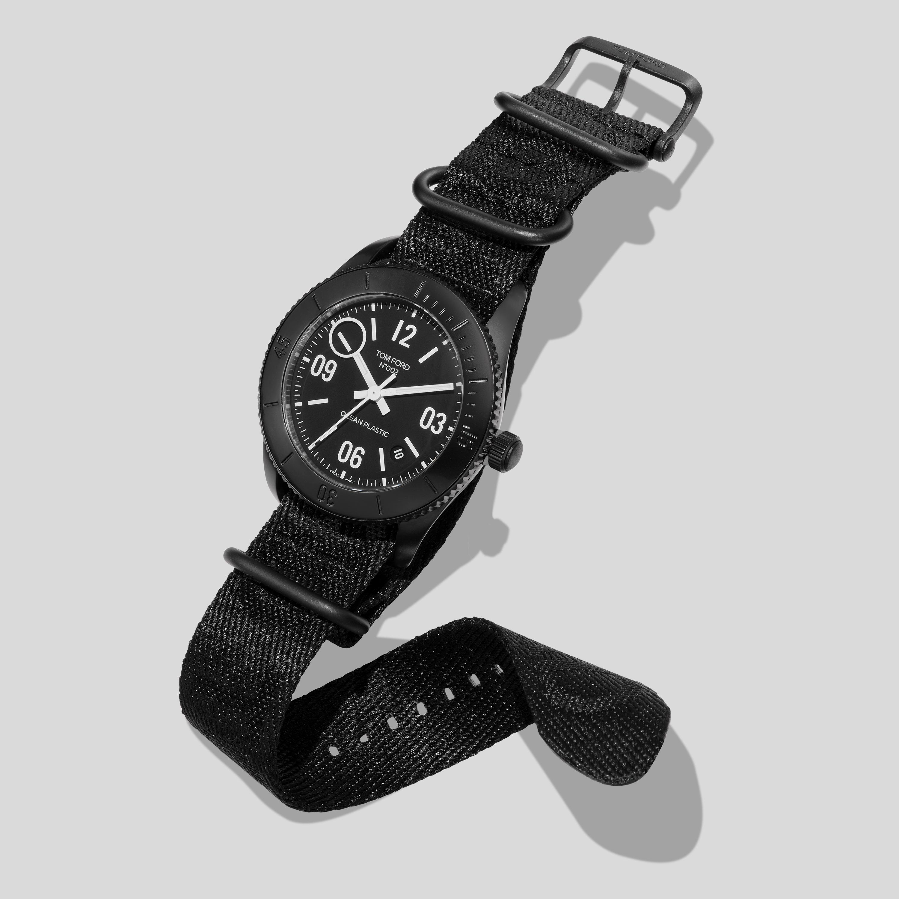 Tom Ford TOM FORD 002 OCEAN PLASTIC SPORT WATCH 