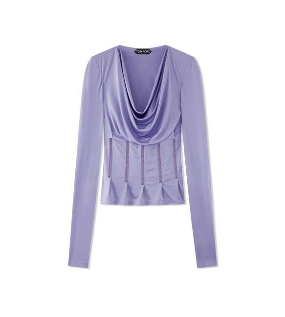 SILK JERSEY CORSET TOP SILK JERSEY CORSET TOP