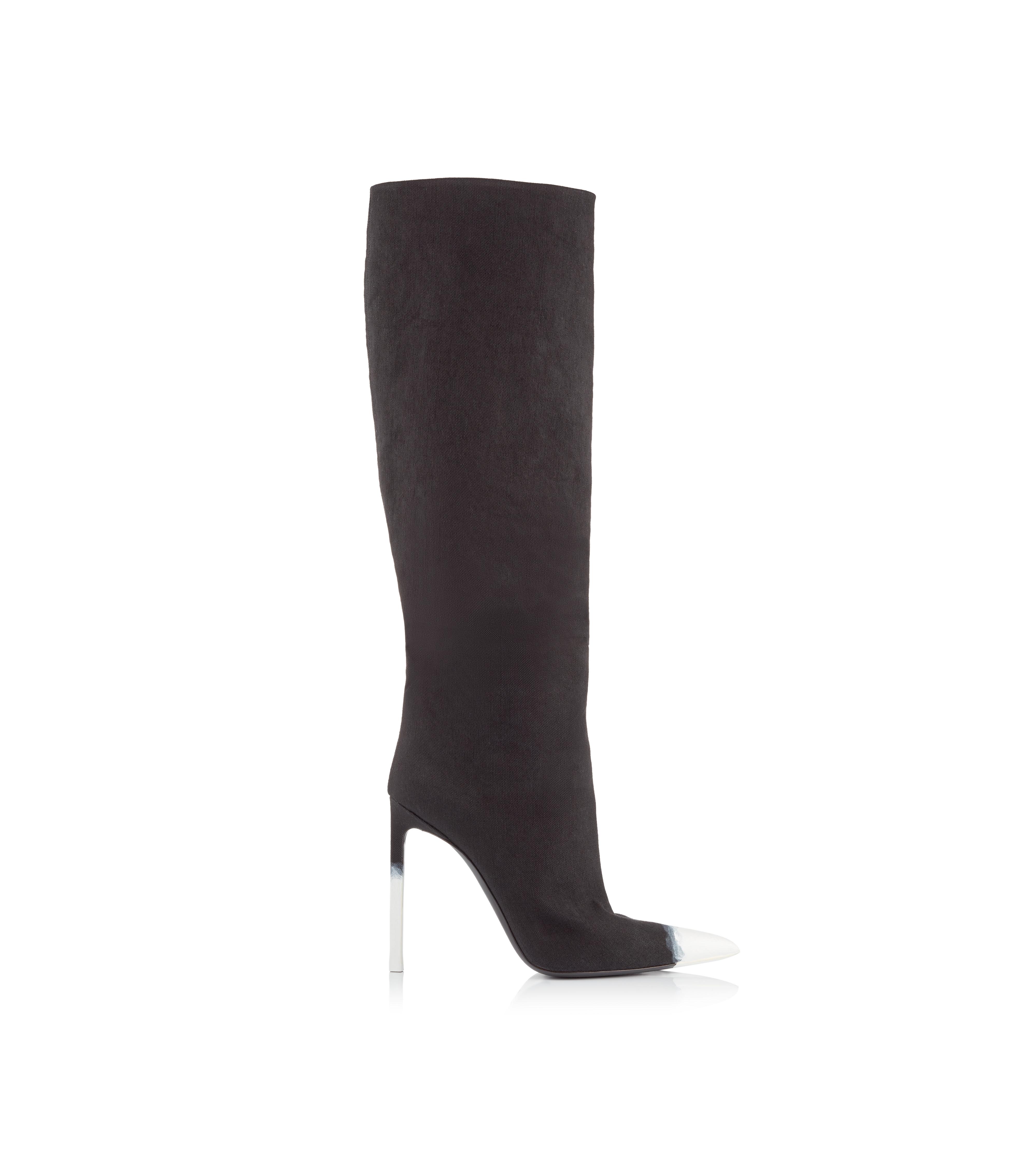 FRAYED DENIM BOOT