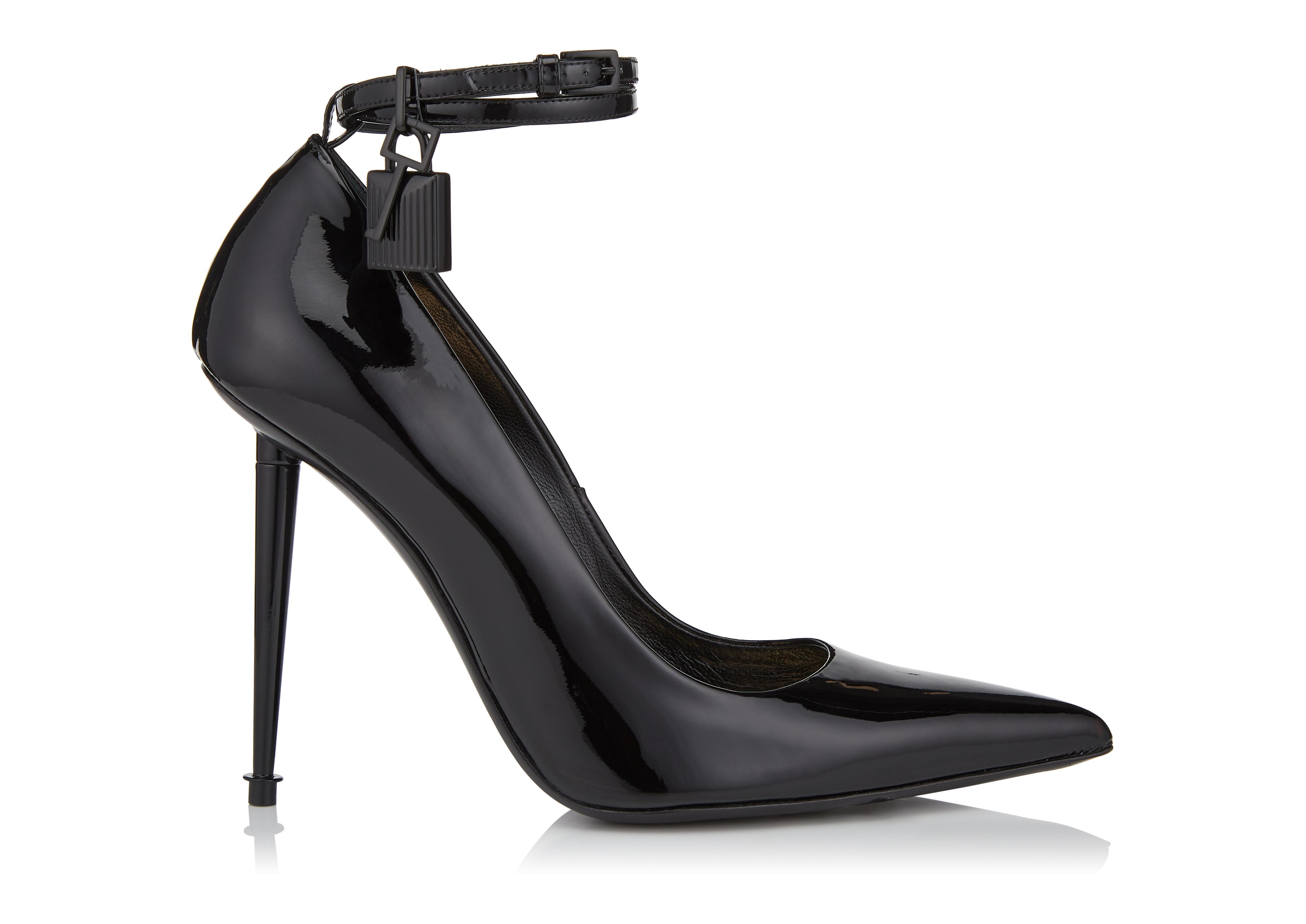 Tom Ford LACQUERED PATENT PADLOCK PUMP 