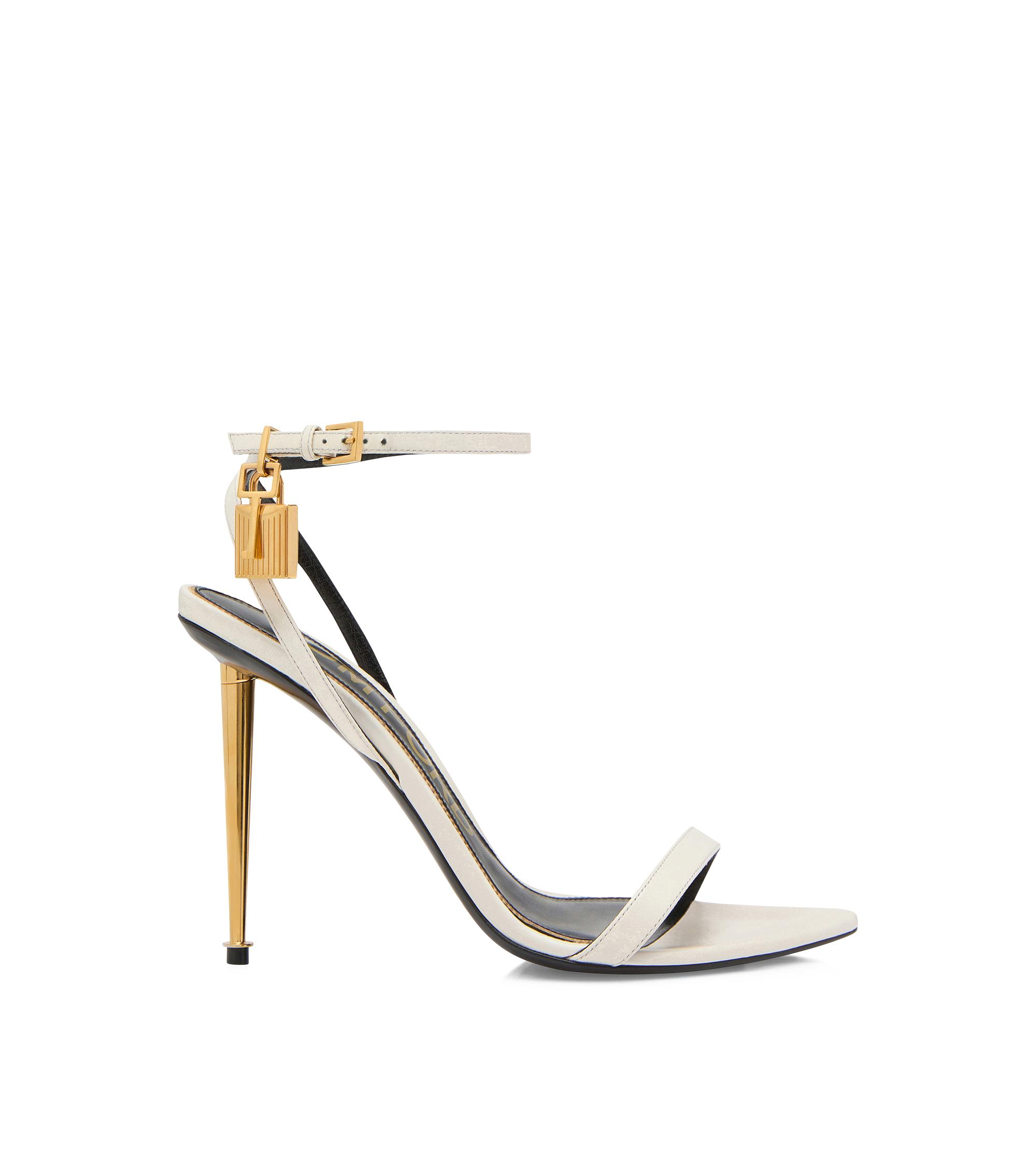 PADLOCK NAKED STRAP SANDAL