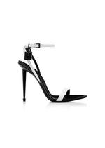 PATENT LEATHER PADLOCK POINTY NAKED SANDAL A thumbnail