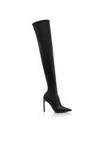 STRETCH NAPPA LEATHER T SCREW OVER THE KNEE BOOT A thumbnail