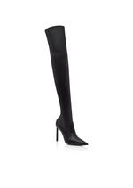 STRETCH NAPPA LEATHER T SCREW OVER THE KNEE BOOT B thumbnail