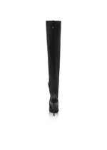 STRETCH NAPPA LEATHER T SCREW OVER THE KNEE BOOT C thumbnail