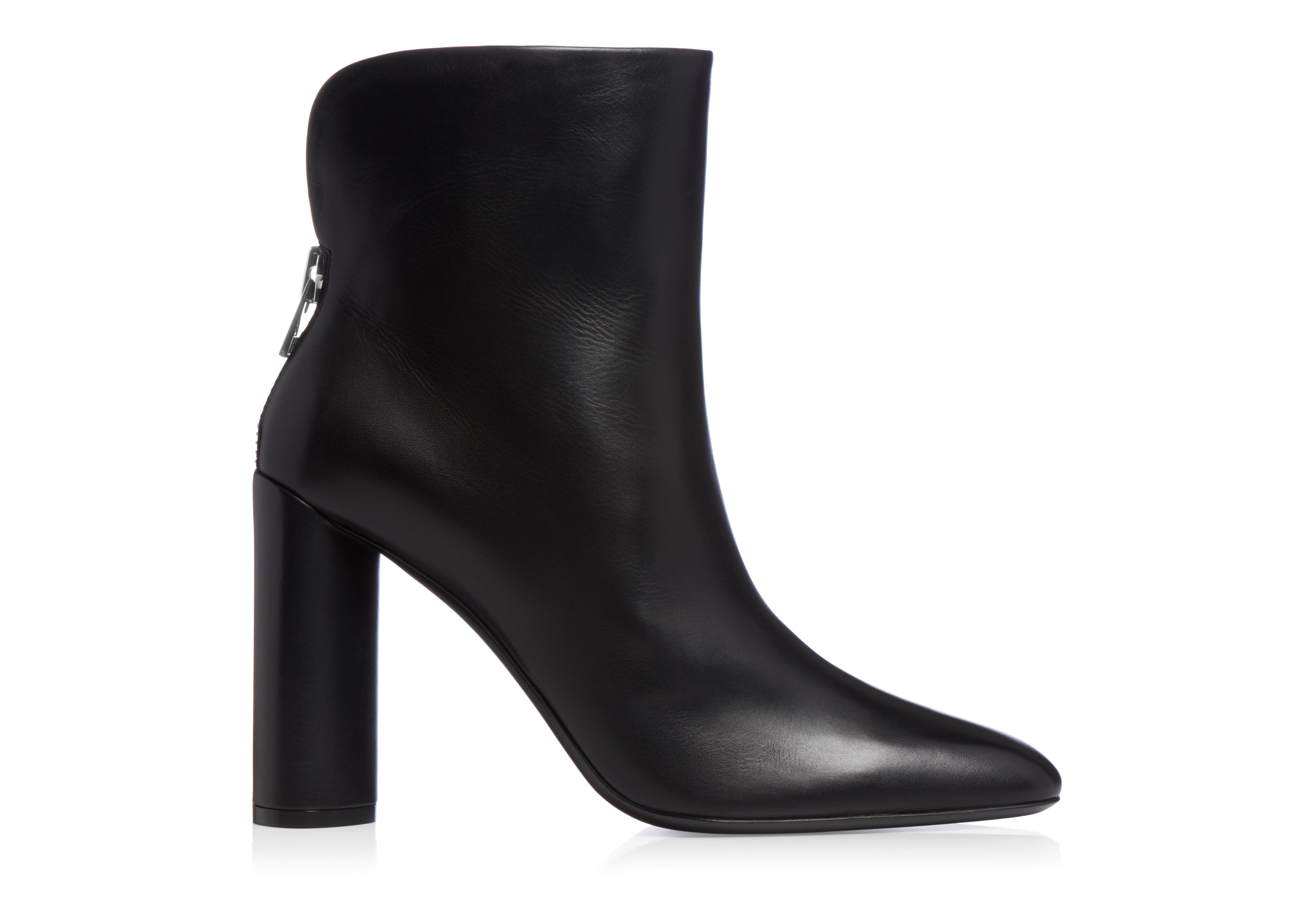 gucci leather ankle boot with belt