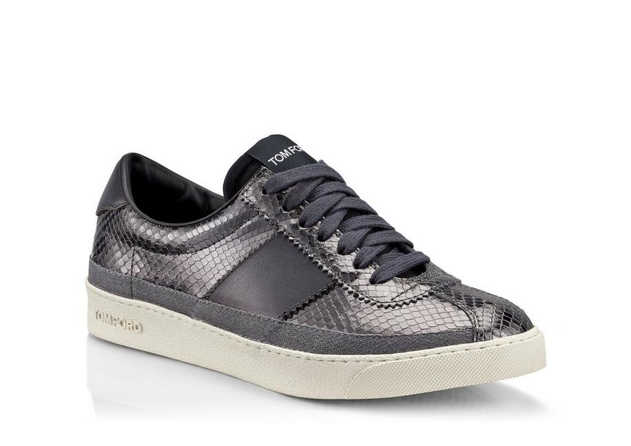 LEATHER BANNISTER LOW TOP SNEAKERS B fullsize