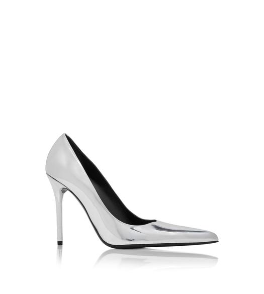 MIRROR LEATHER POINTY PUMP