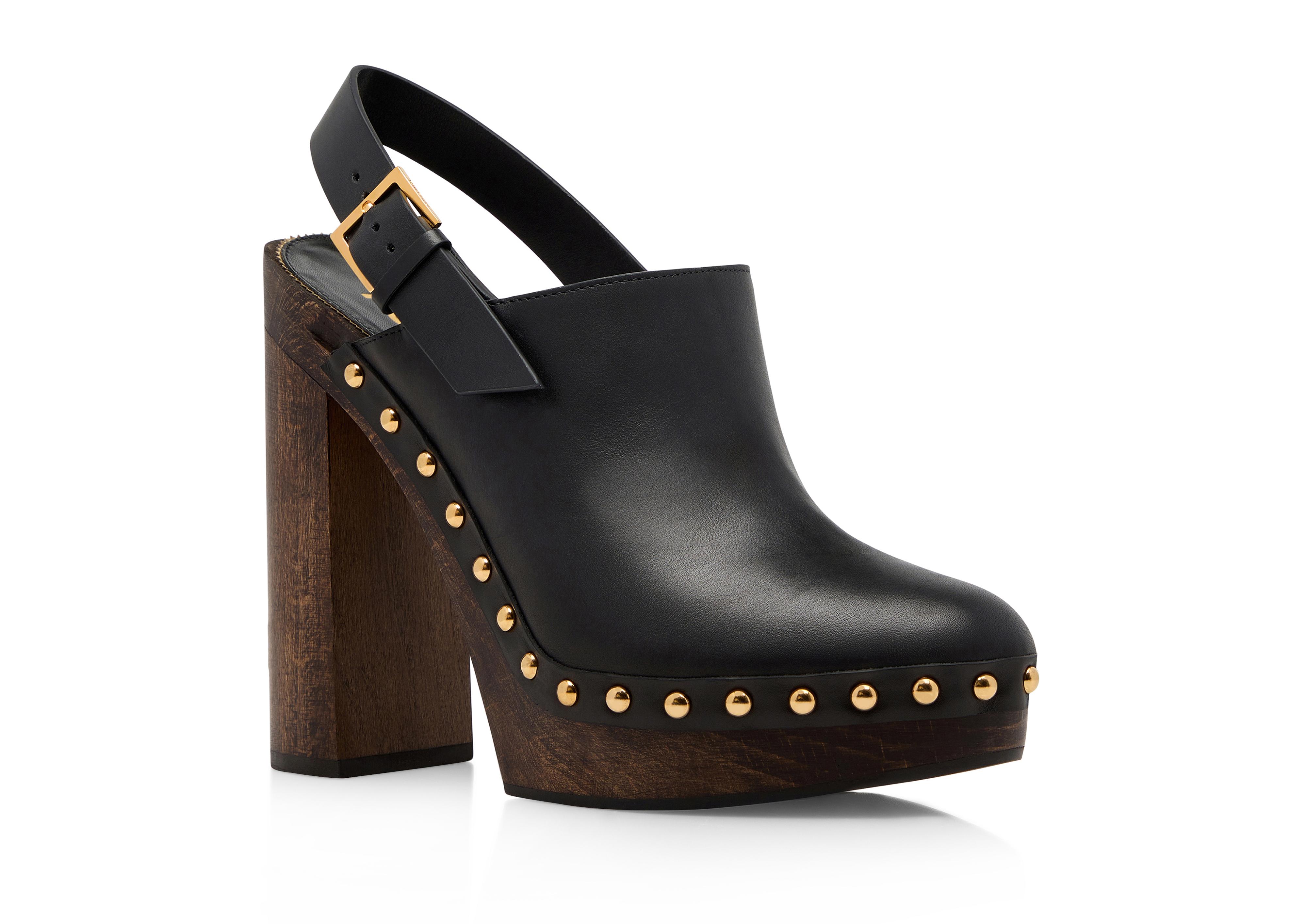 LEATHER TF CLOG B thumbnail