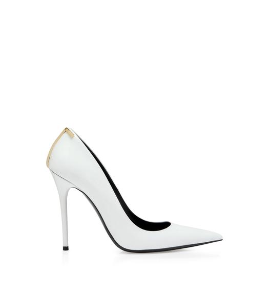 PATENT LEATHER ICONIC T PUMP
