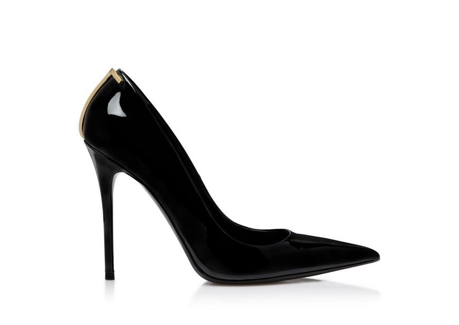 PATENT LEATHER ICONIC T PUMP A fullsize
