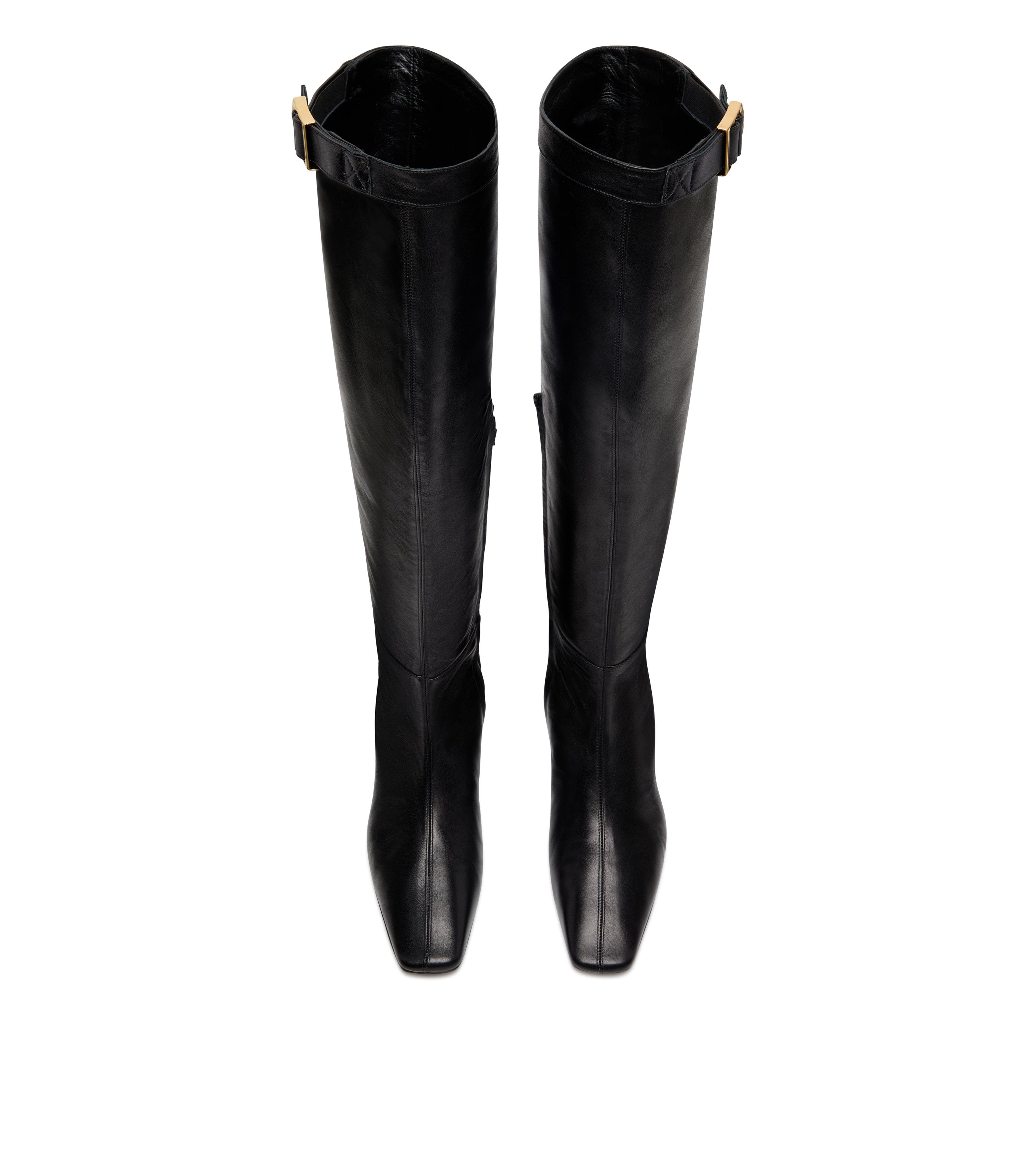 LEATHER OVER THE KNEE BOOT D thumbnail
