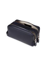GRAINED LEATHER DOUBLE ZIP TOILETRY CASE C thumbnail