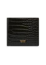 PRINTED ALLIGATOR CLASSIC BIFOLD WALLET A thumbnail