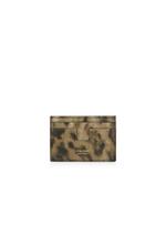DISTRESSED LEOPARD PRINT CLASSIC CARDHOLDER A thumbnail