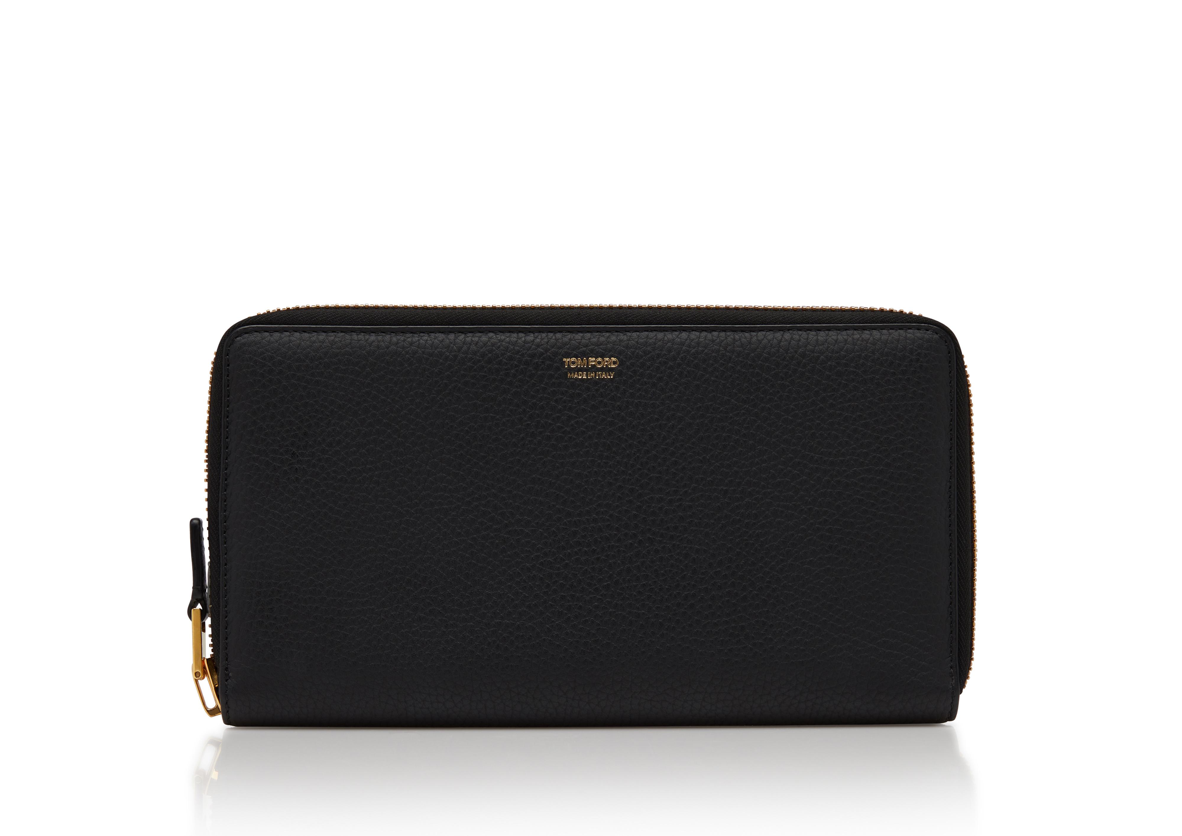 Tom Ford GRAIN LEATHER TRAVEL WALLET 