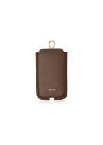SMOOTH LEATHER IPHONE CASE WITH STRAP A thumbnail