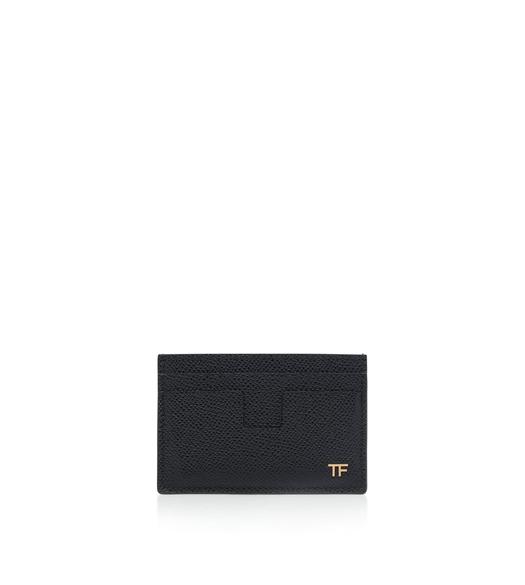 Grey Mens Wallets and cardholders Tom Ford Wallets and cardholders for Men Tom Ford Leather Card Holder in Black Save 59% 