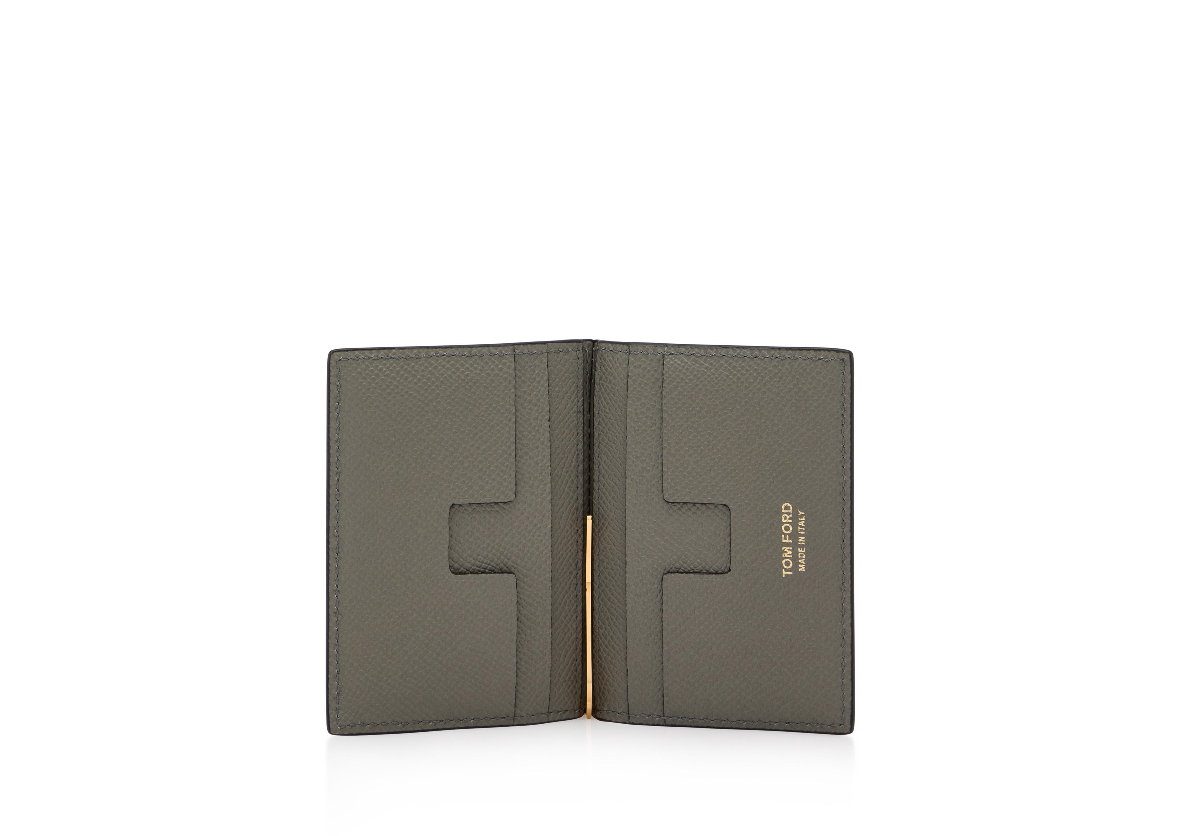 TOM FORD Leather Money Clip Wallet | Harrods US