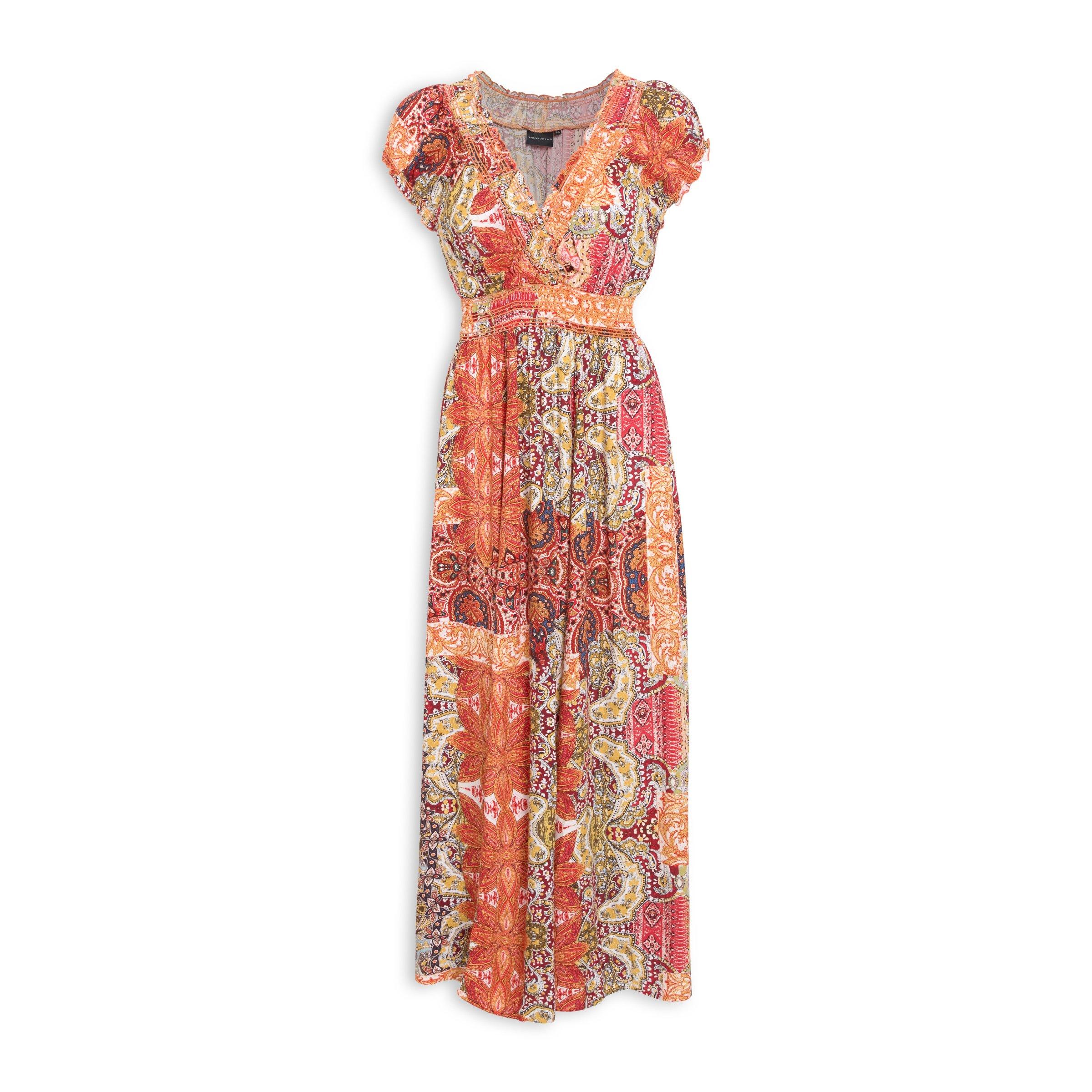 Buy Truworths Printed Flare Maxi Dress Online | Truworths