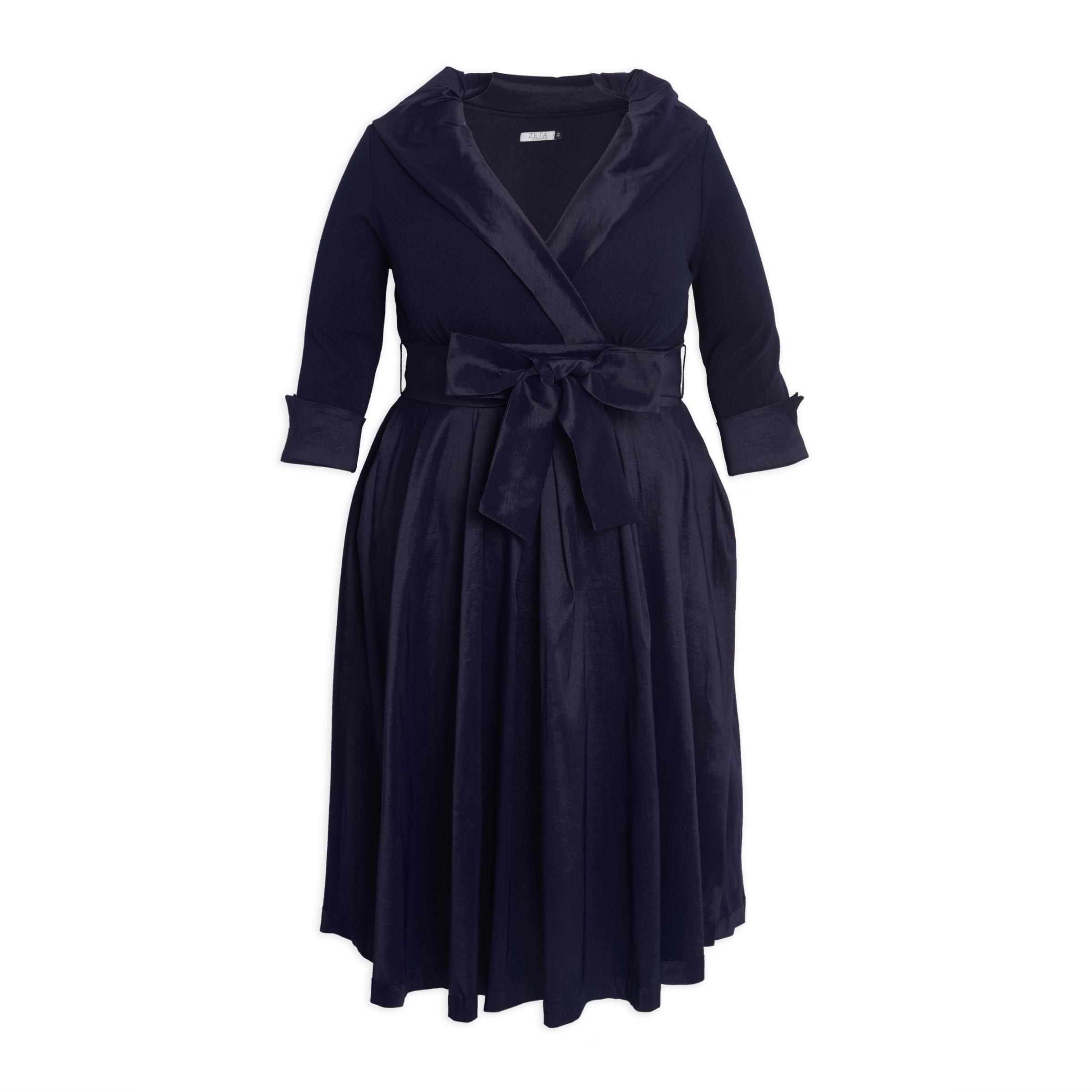 Buy Zeta Navy Collar Dress Online Truworths