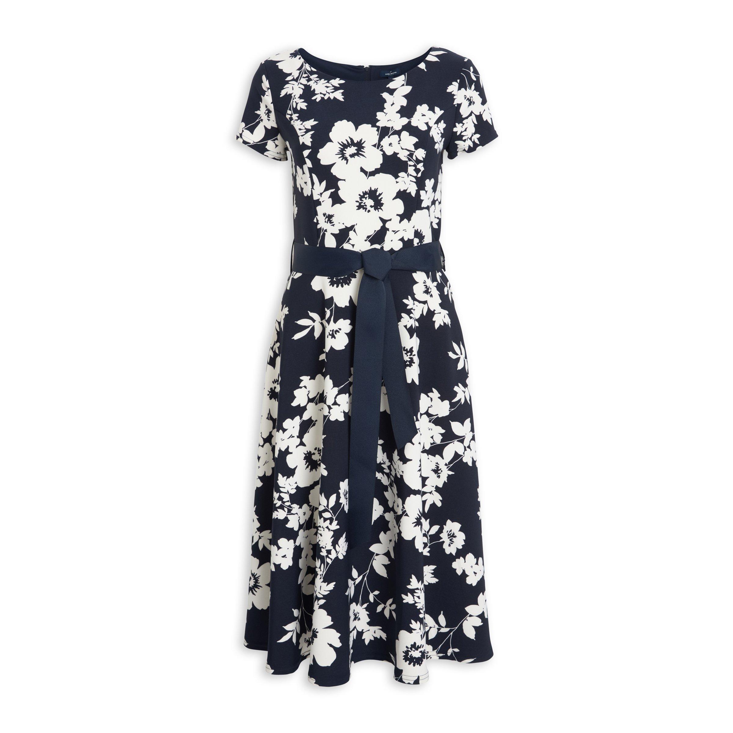 Buy Daniel Hechter Navy Floral Dress Online | Truworths