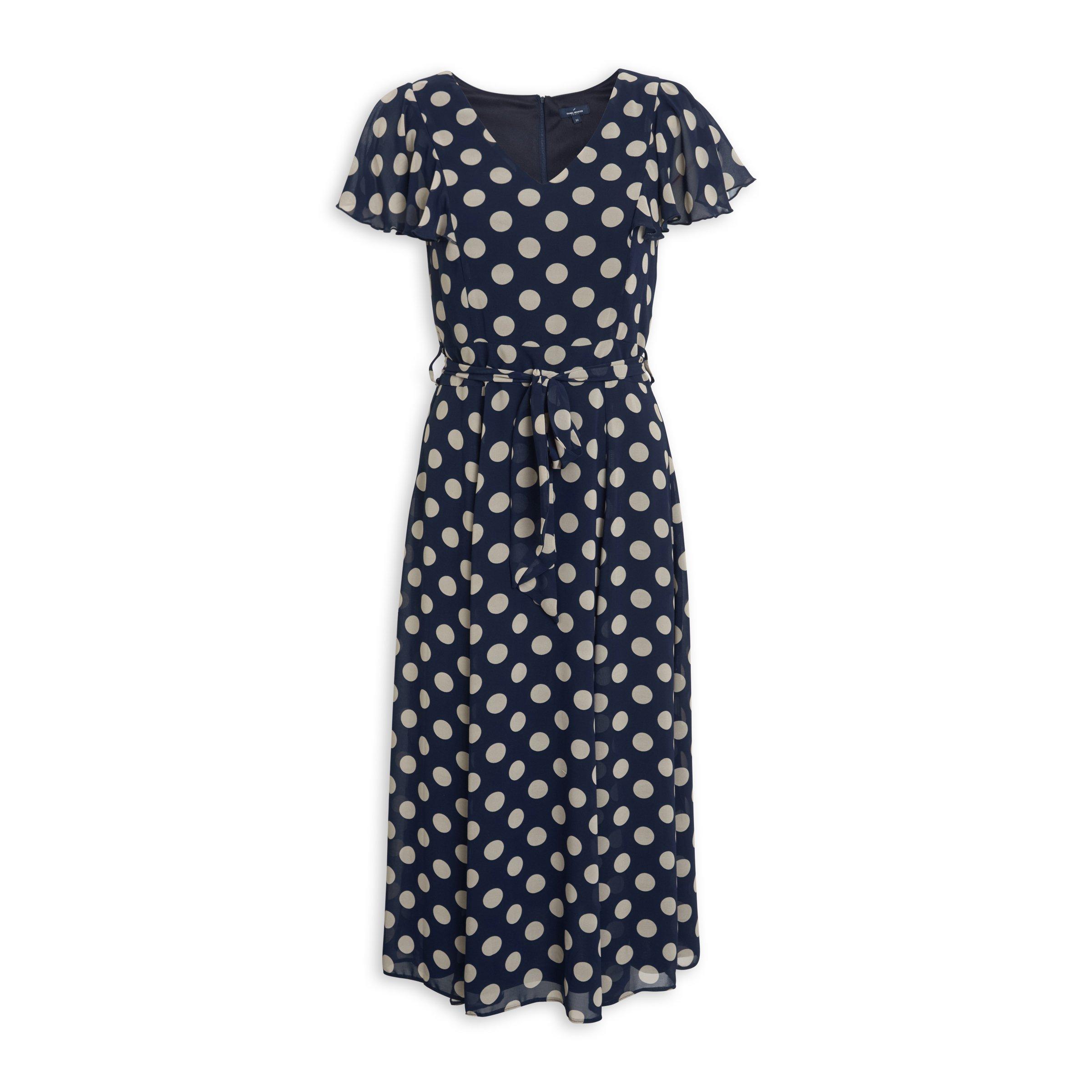 Buy Daniel Hechter Navy Spot Dress Online | Truworths