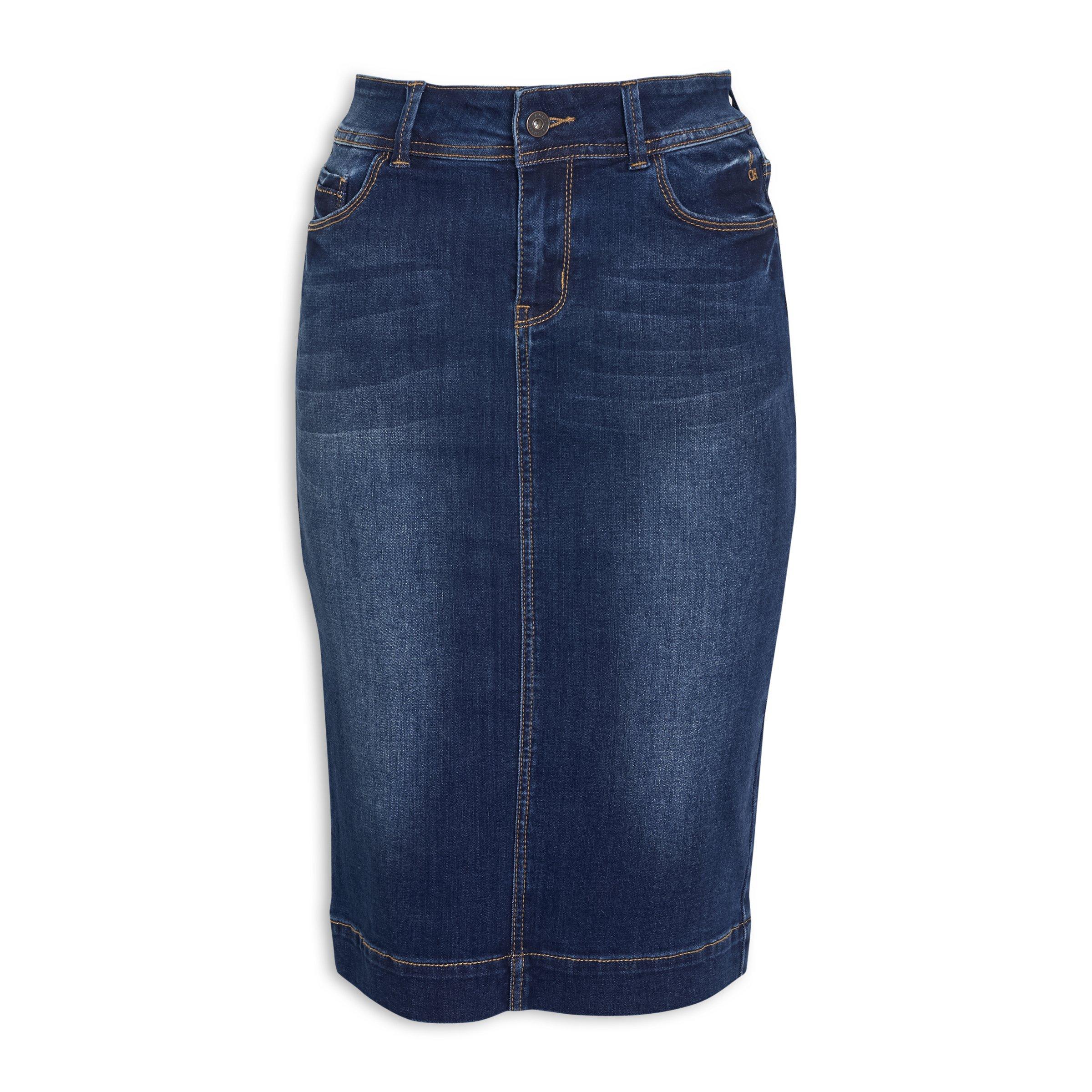 truworths ladies denim skirts