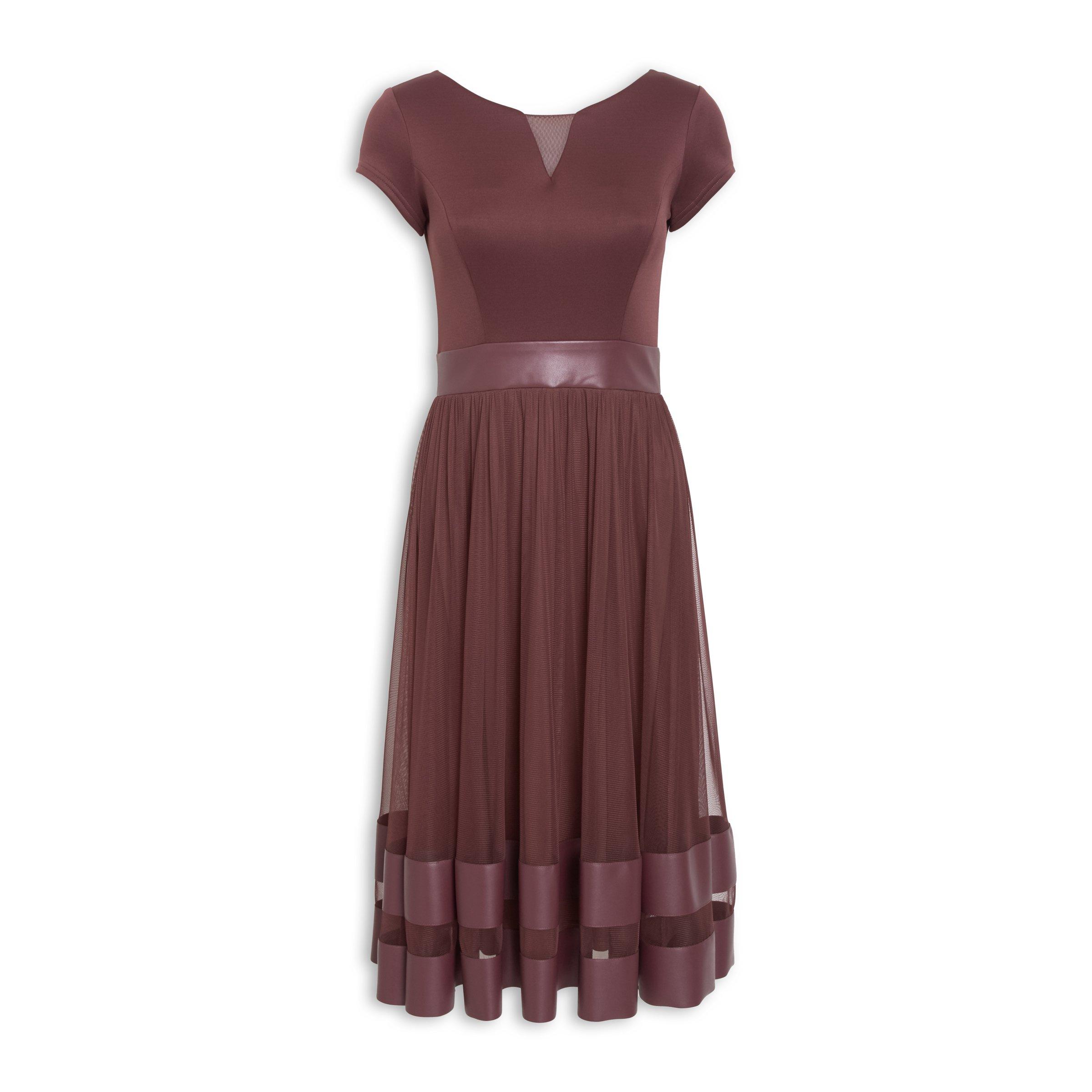 Buy Truworths Burgundy Tulle Dress Online Truworths | Free Hot Nude ...